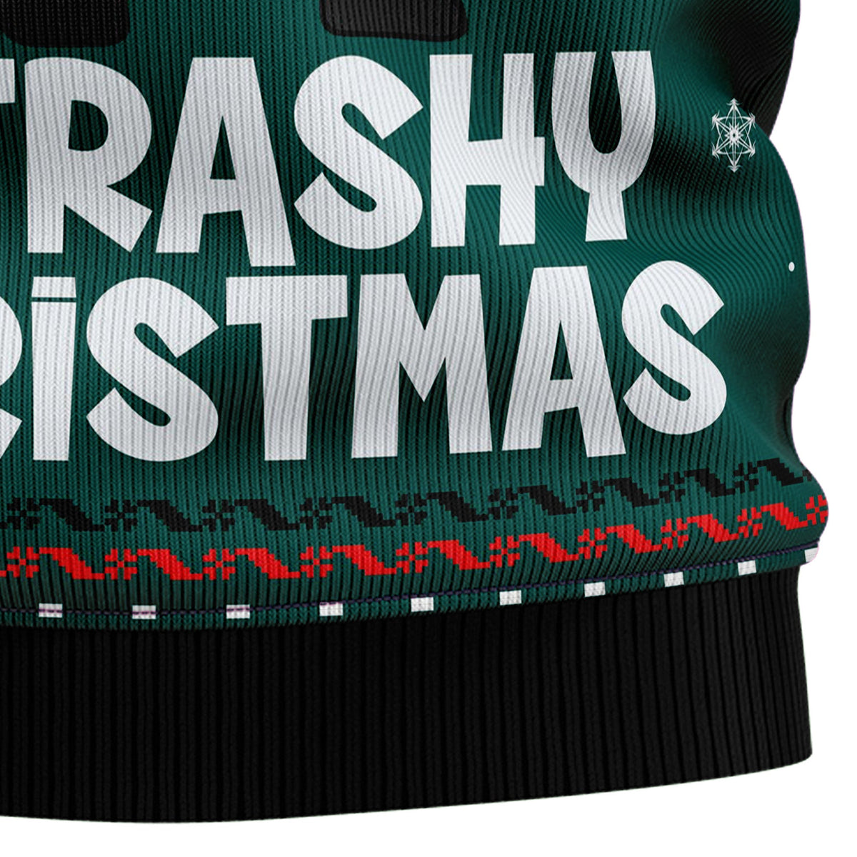 Raccoon Trashy Christmas Ugly Christmas Sweater for Men Women, Funny Holiday Party Outfit, Festive Xmas Gift