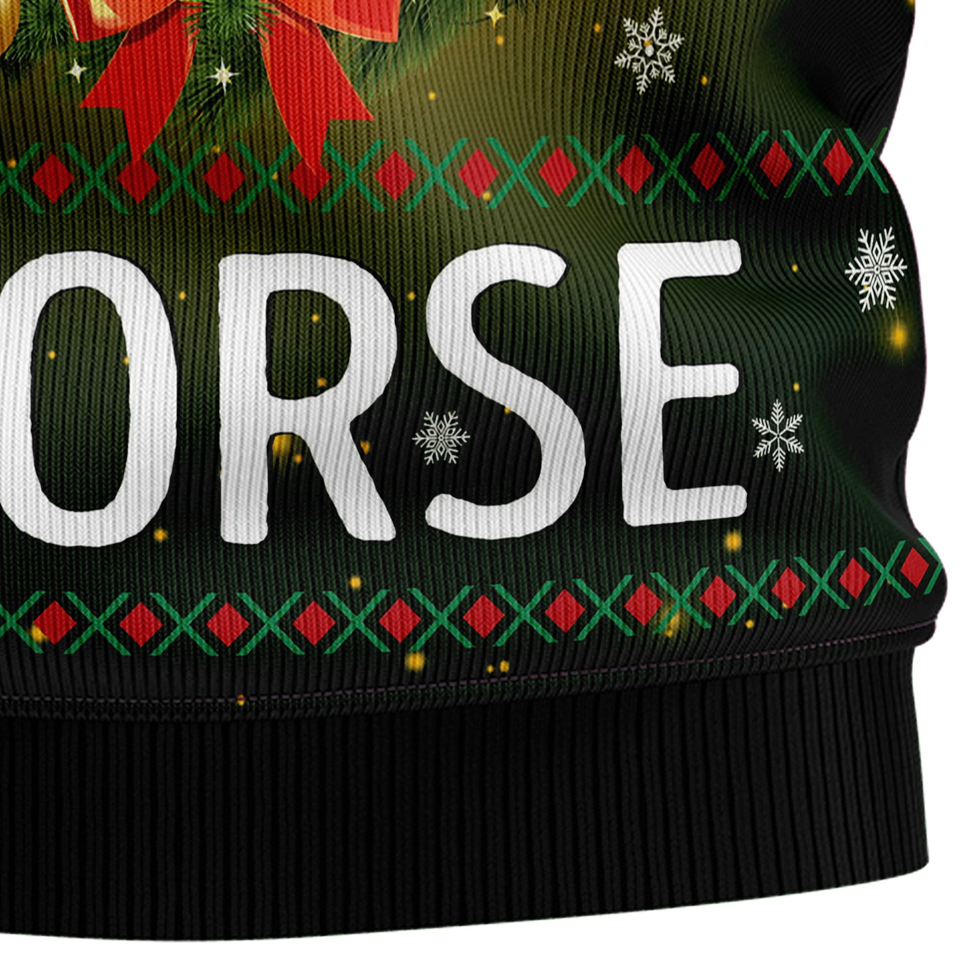 Horse All I Need for Christmas Ugly Christmas Sweater for Men and Women, Festive Holiday Outfit for Horse Lovers