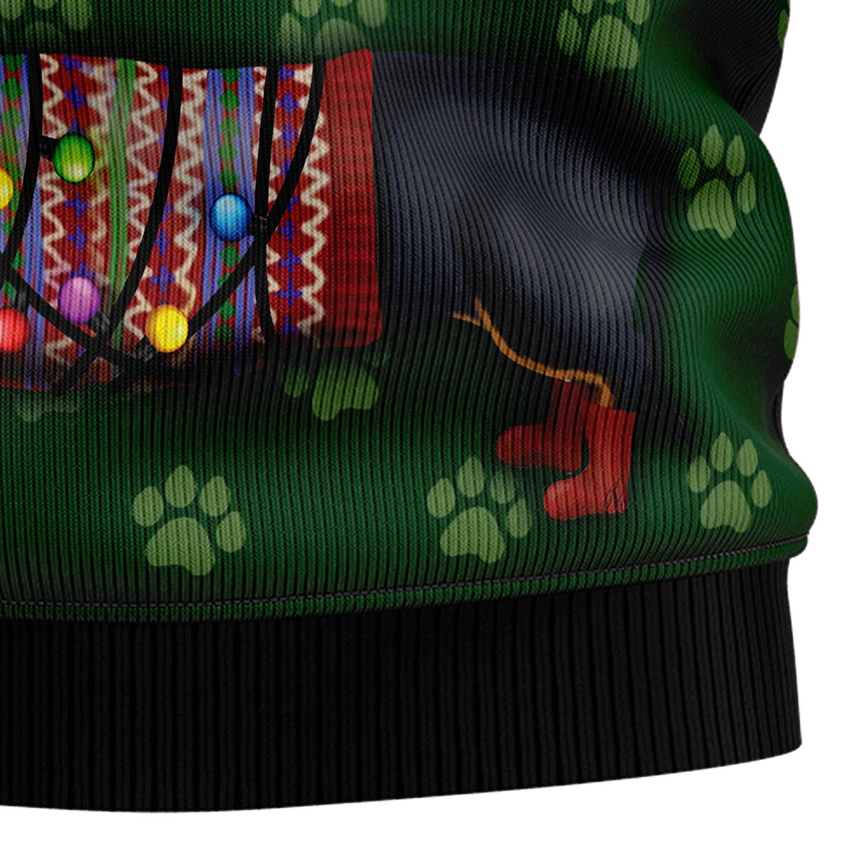 Dachshund Christmas Sweater - Funny Ugly Christmas Sweater for Men and Women, Unisex Holiday Party Outfit