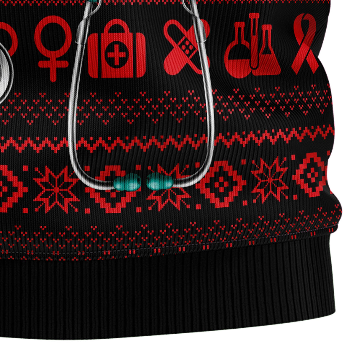 For Nurse Ugly Christmas Sweater for Men and Women, Funny Holiday Party Outfit, Festive Christmas Gift