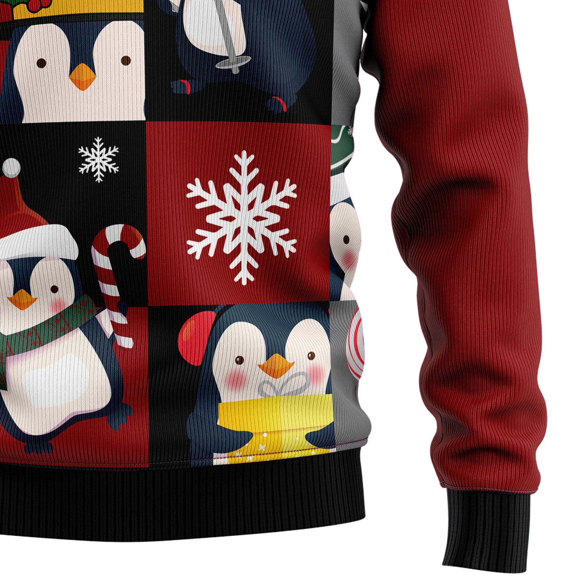 Cute Christmas Penguin Ugly Christmas Sweater for Men and Women, Funny Xmas Party Outfit, Gift for Penguin Lovers