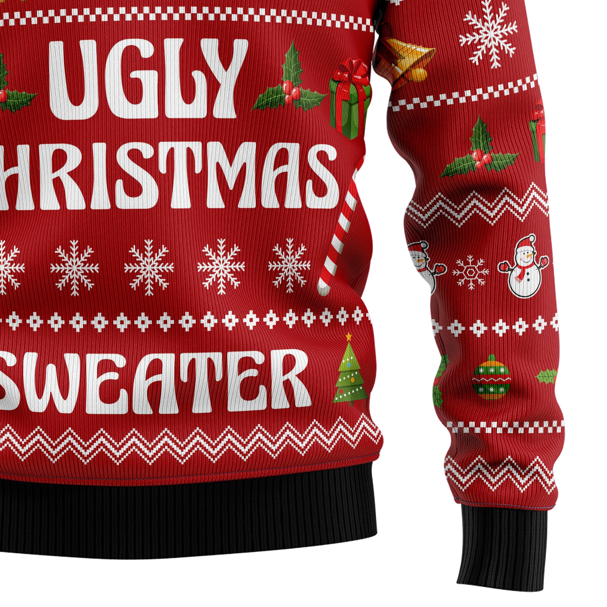 Texas Cowboy Ugly Christmas Sweater for Men and Women, This Is My Ugly Sweater Quote, Funny Holiday Party Gift