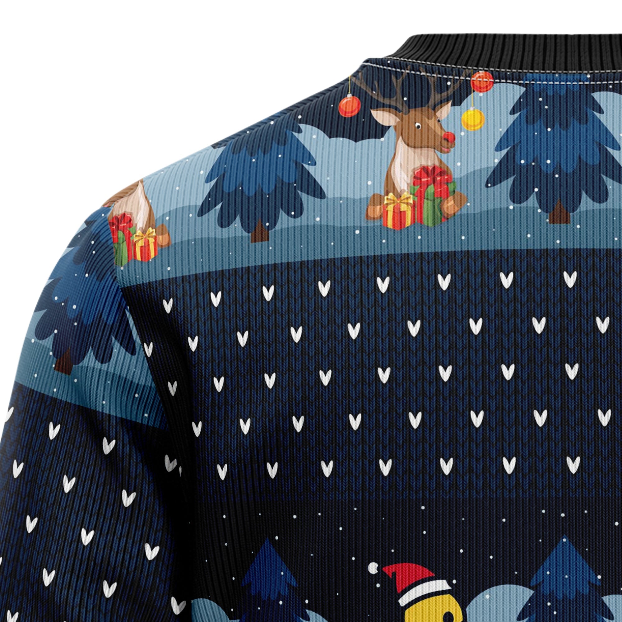 Cute Duck Quacker Ugly Christmas Sweater for Men and Women, Funny Holiday Party Outfit, Festive Christmas Gift