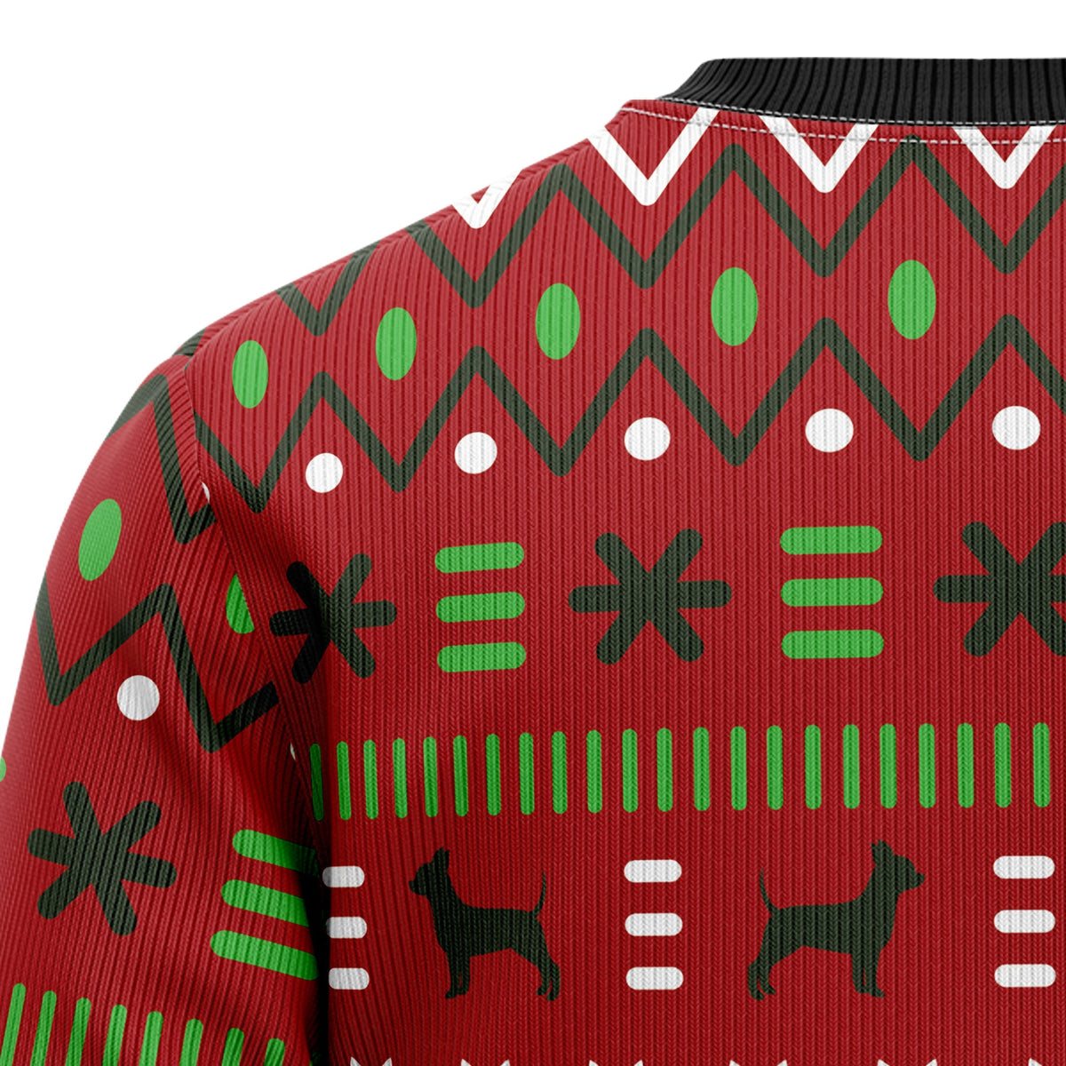 Playful Chihuahua Merry Christmas Ugly Christmas Sweater for Men Women, Funny Holiday Party Outfit, Festive Xmas Gift