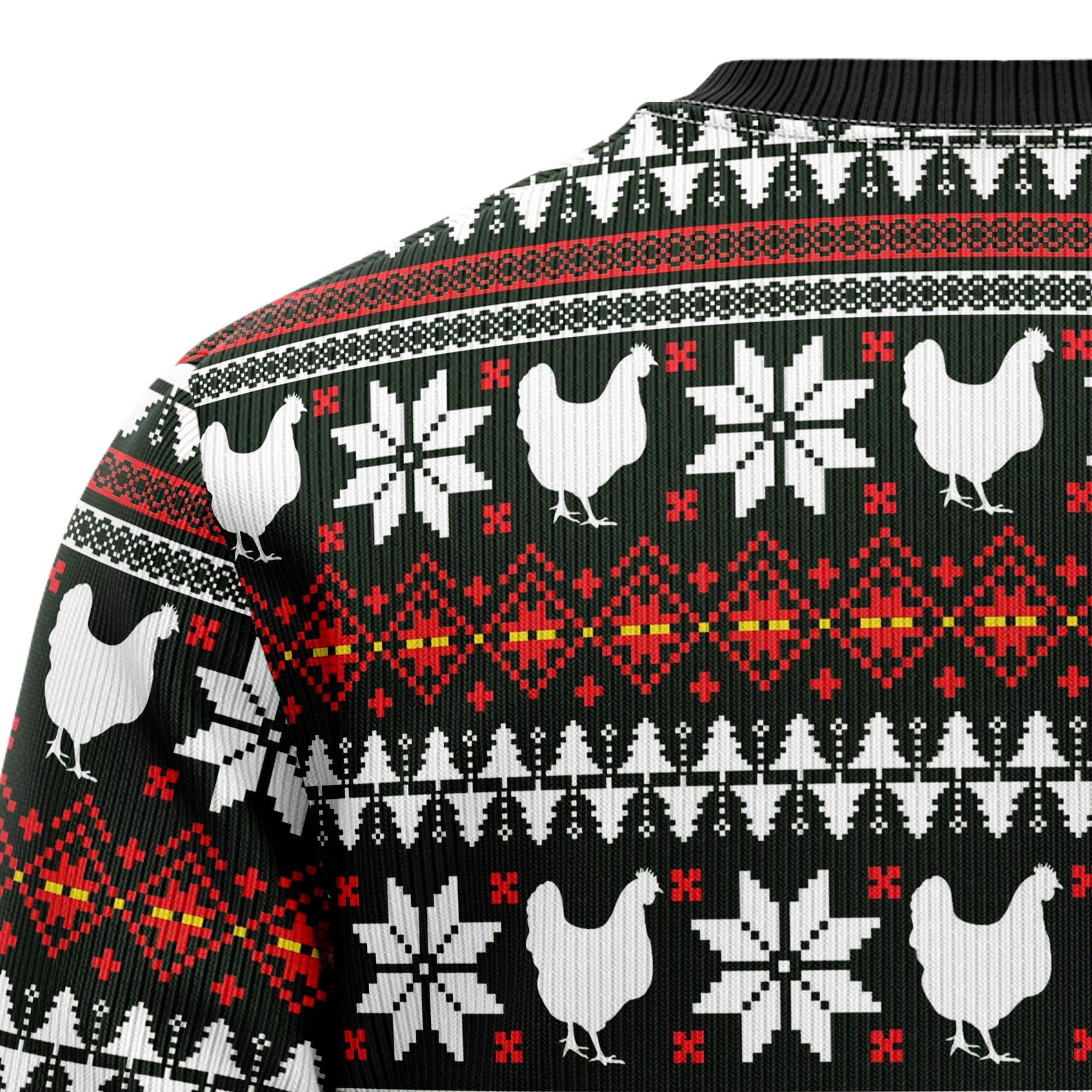 Chicken Under Snow Ugly Christmas Sweater, Funny Holiday Party Pullover for Men and Women, Festive Christmas Gift 2026