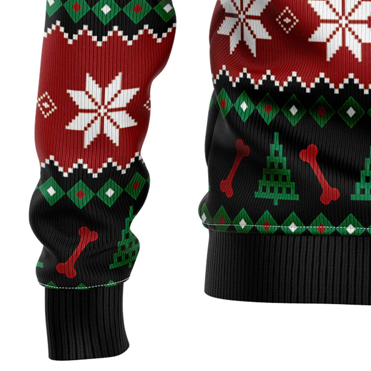 Cute Rottweiler Ugly Christmas Sweater, Festive Christmas Outfit, Unique Holiday Gift for Rottweiler Dog Lovers