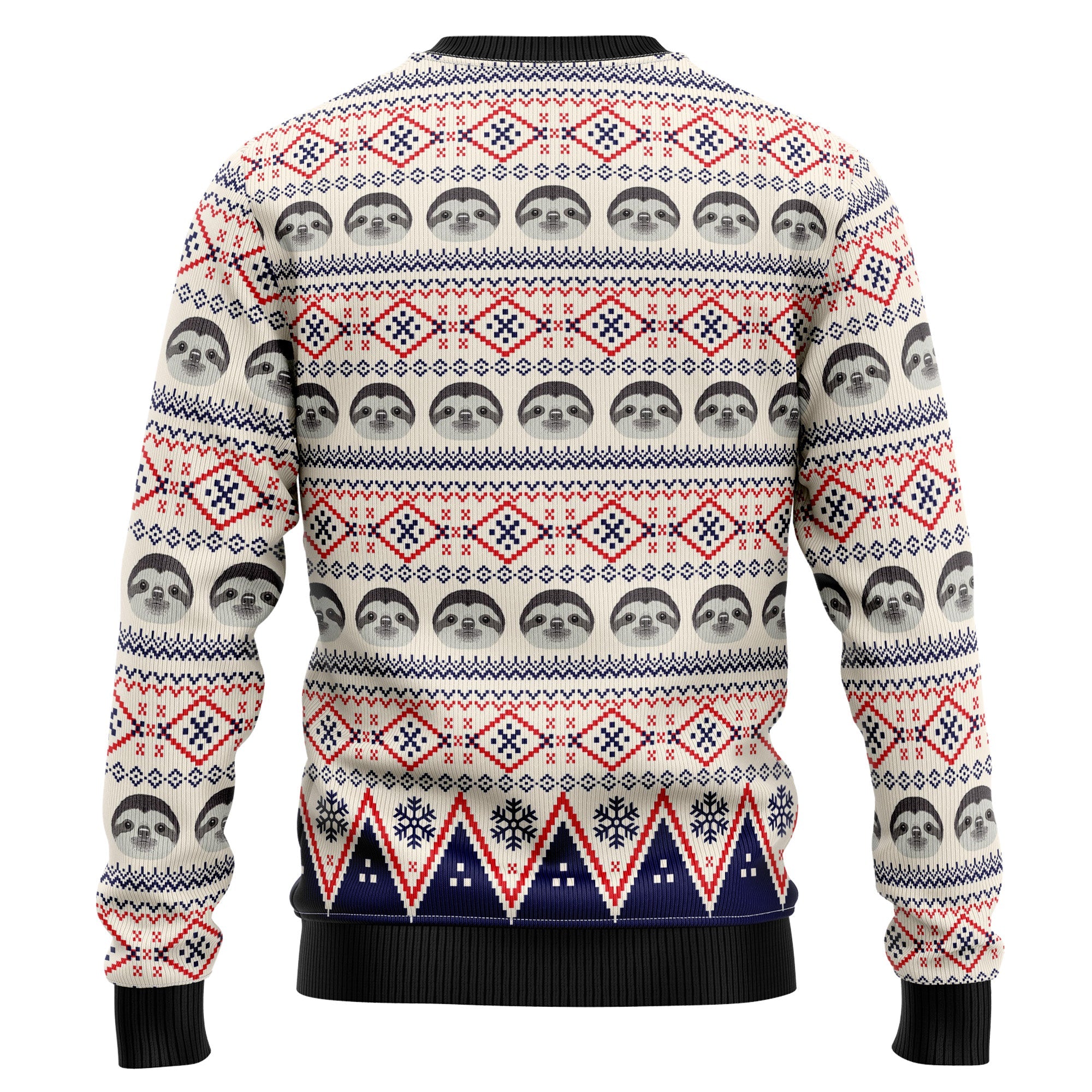 Sloth Mode Activated Ugly Christmas Sweater, Funny Holiday Party Outfit for Men and Women, Gift for Sloth Lovers