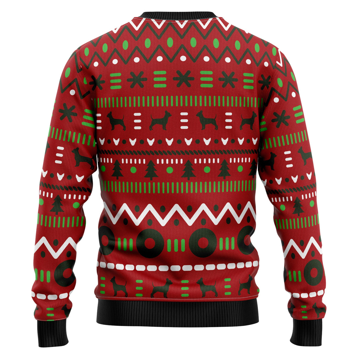 Playful Chihuahua Merry Christmas Ugly Christmas Sweater for Men Women, Funny Holiday Party Outfit, Festive Xmas Gift