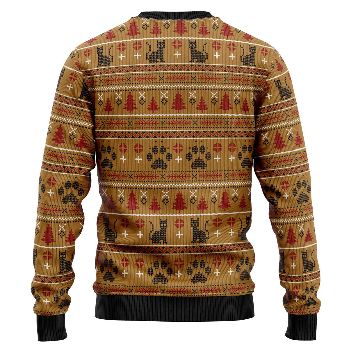 Cats for Everybody Ugly Christmas Sweater, Funny Festive Holiday Sweater for Men and Women, Gift for Cat Lovers
