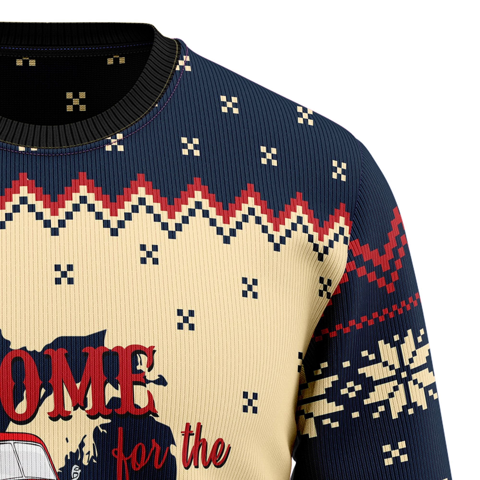 Home for the Holidays Michigan Ugly Christmas Sweater, Holiday Party Outfit, Gift for Michigan and Midwest Fans