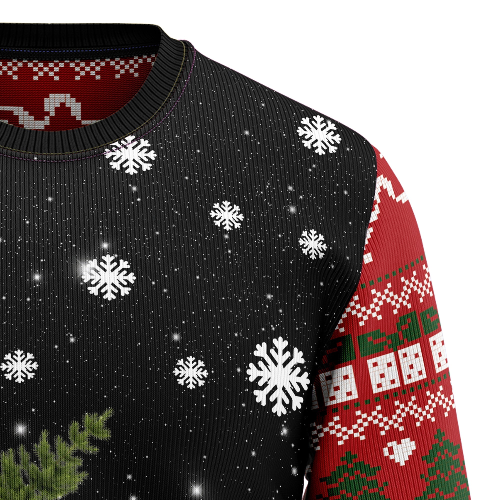 Golden Retriever Red Truck Ugly Christmas Sweater, Festive Xmas Party Sweater, Gift for Golden Retriever Lovers