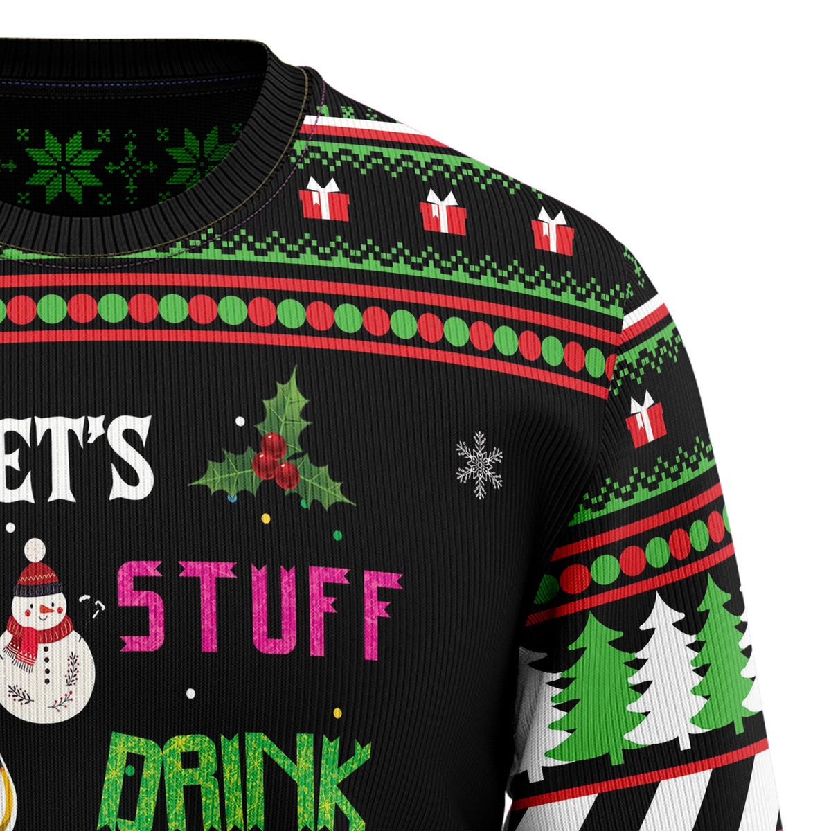 Wine Christmas Movie Ugly Christmas Sweater for Men and Women, Funny Holiday Party Outfit, Festive Christmas Gift