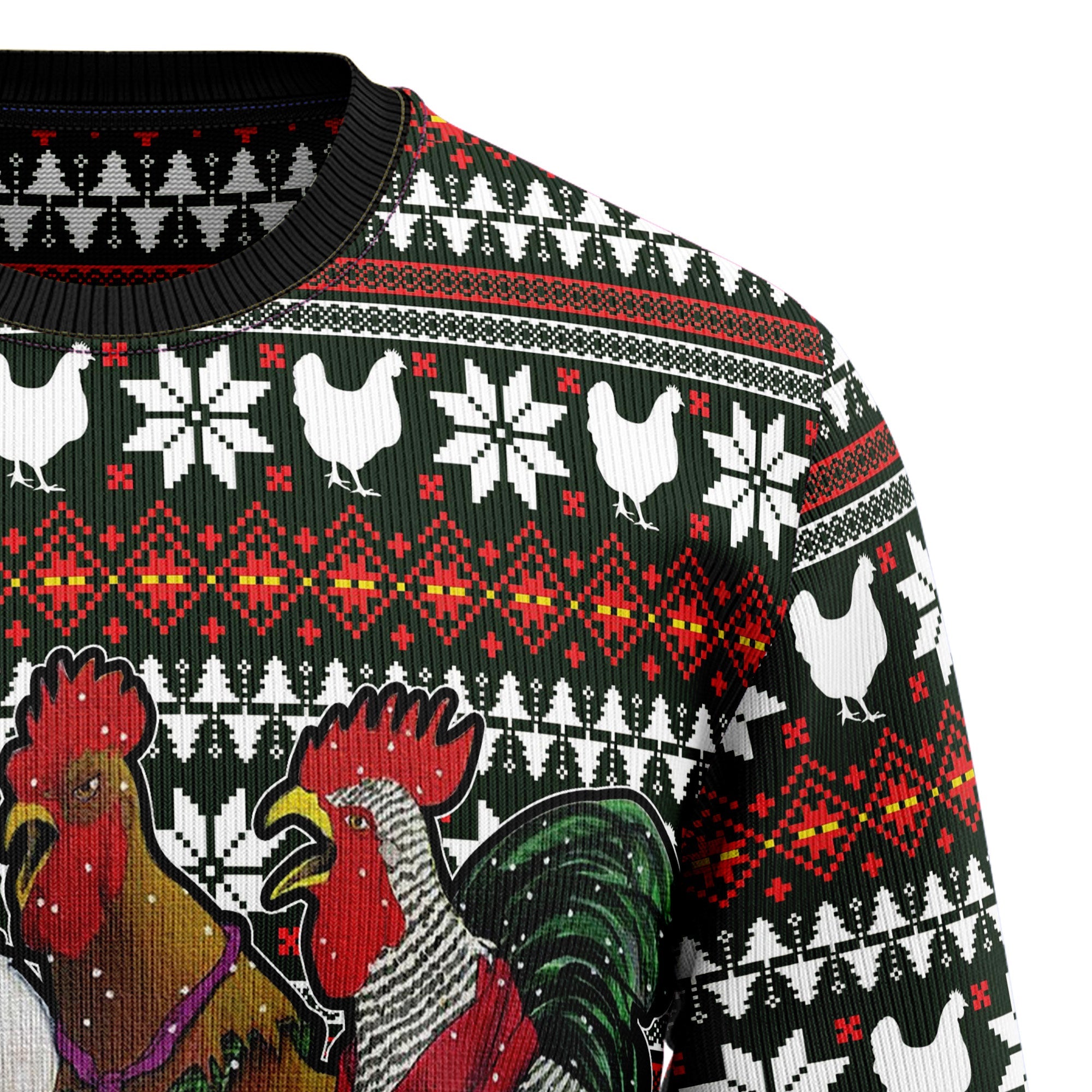 Chicken Under Snow Ugly Christmas Sweater, Funny Holiday Party Pullover for Men and Women, Festive Christmas Gift 2026