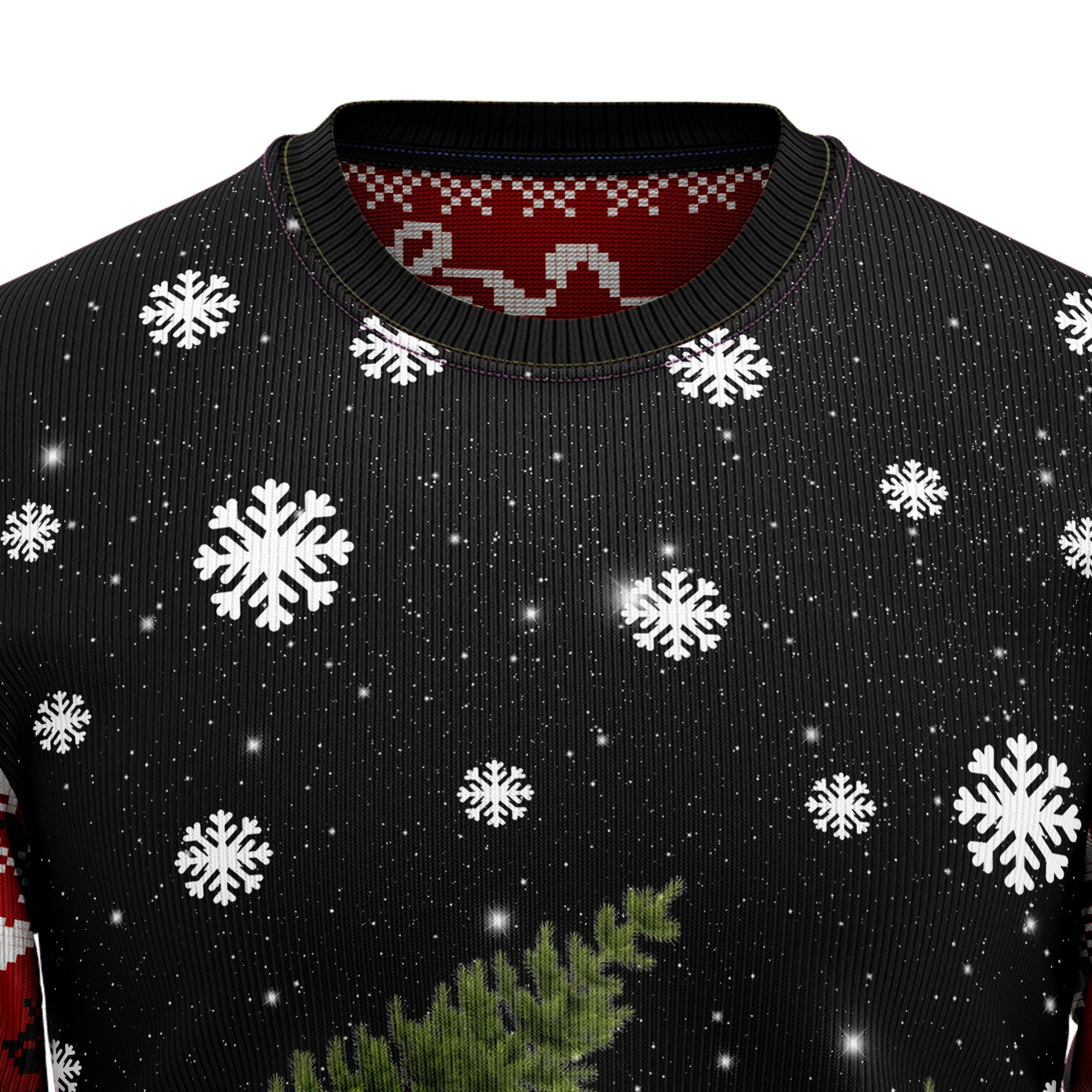 Golden Retriever Red Truck Ugly Christmas Sweater, Festive Xmas Party Sweater, Gift for Golden Retriever Lovers