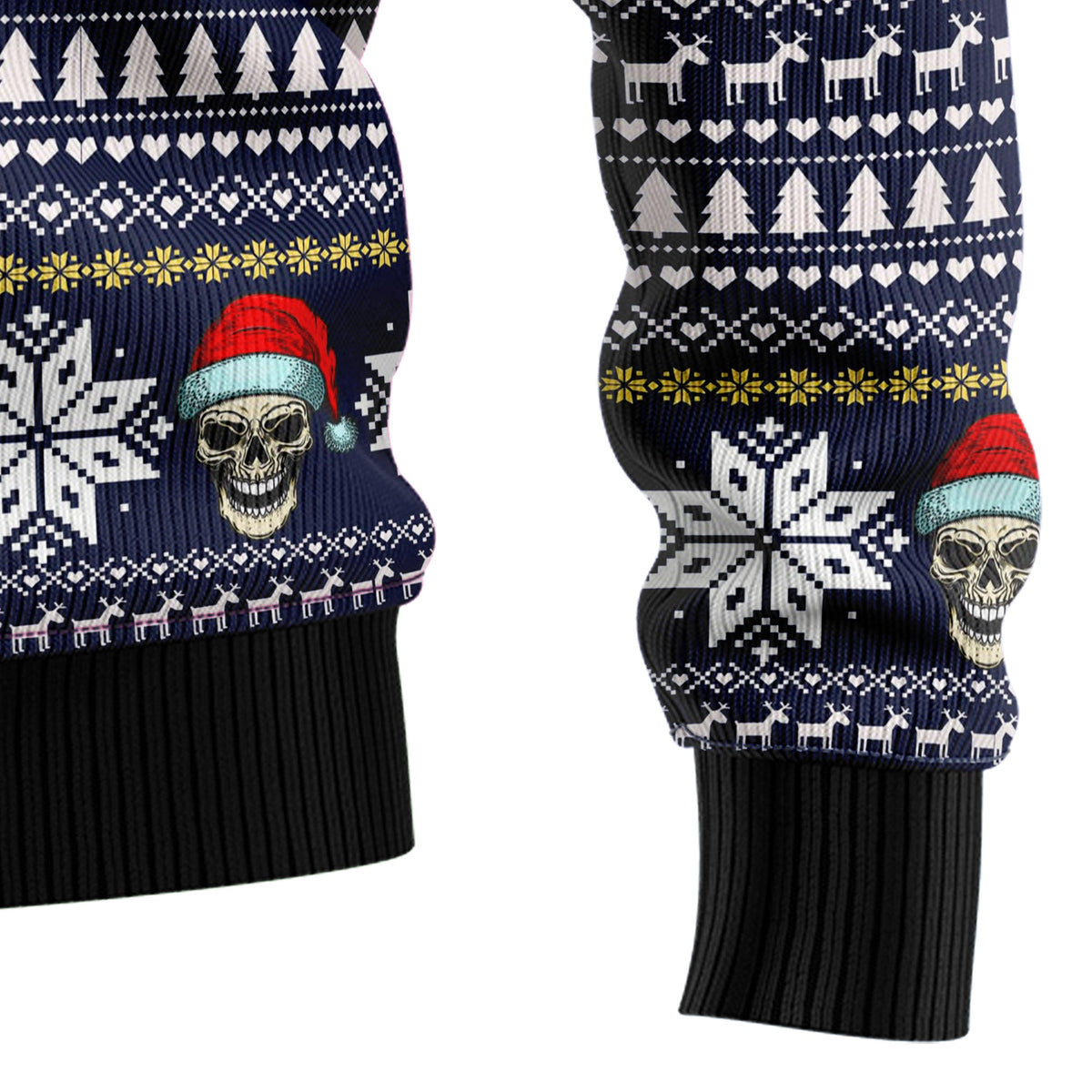 Skull Christmas Ugly Christmas Sweater for Men and Women, Funny Holiday Party Outfit, Festive Christmas Gift