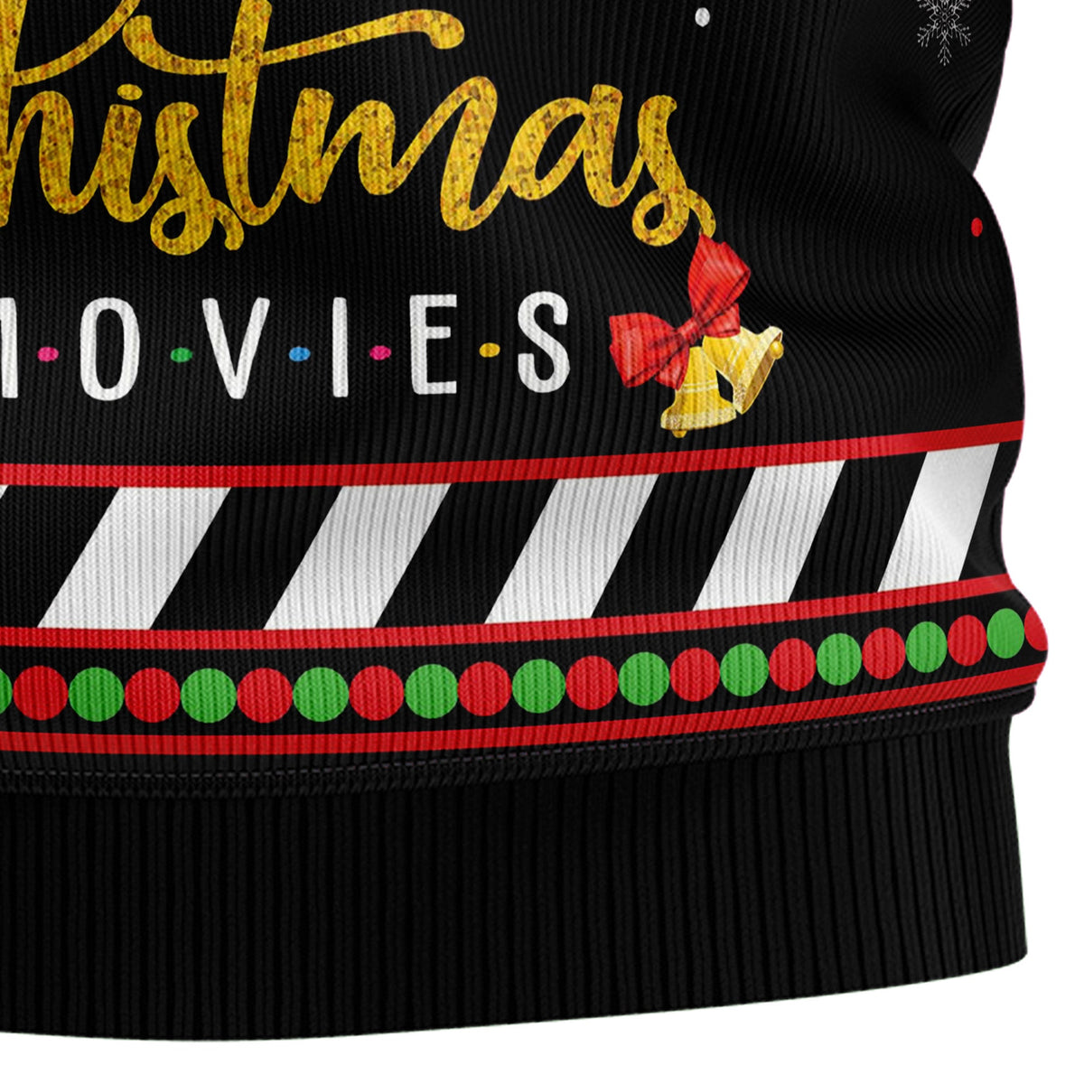 Wine Christmas Movie Ugly Christmas Sweater for Men and Women, Funny Holiday Party Outfit, Festive Christmas Gift