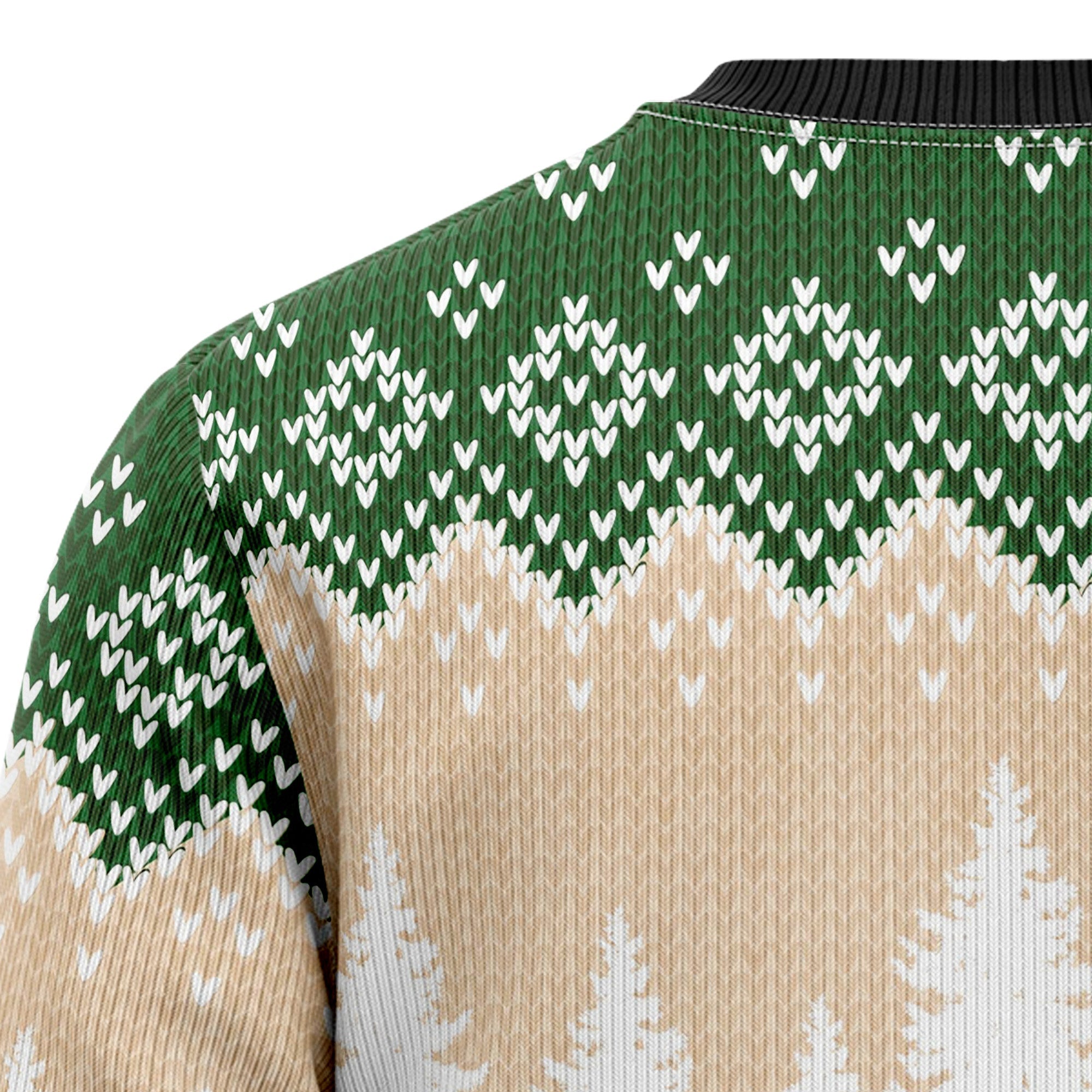 Border Collie Ugly Christmas Sweater, Cute Dog Christmas Tree Farm Holiday Pullover, Festive Xmas Party Outfit for Men and Women