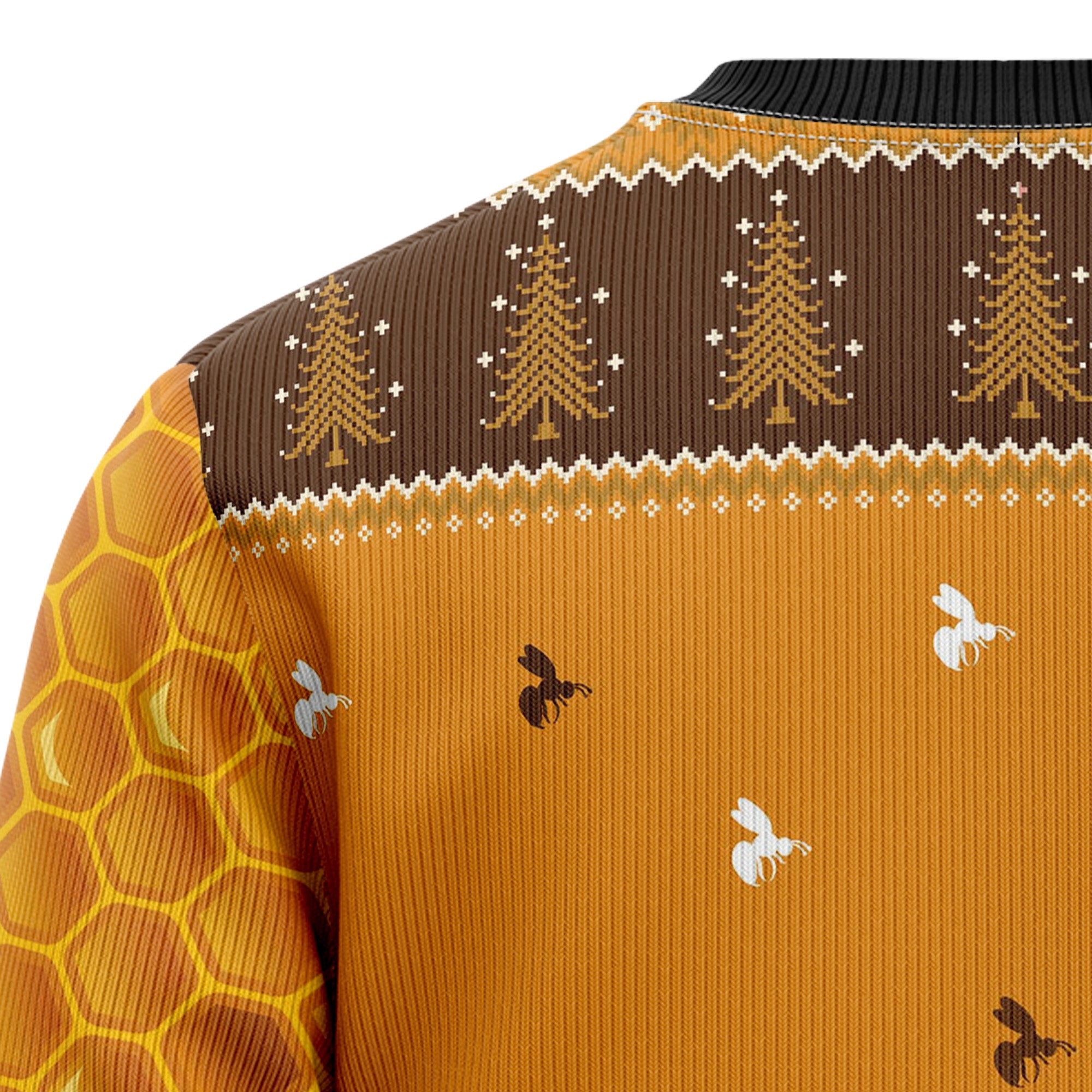 Oh Christmas Bee Ugly Christmas Sweater for Men and Women, Funny Holiday Party Gift for Beekeepers And Bee Lovers