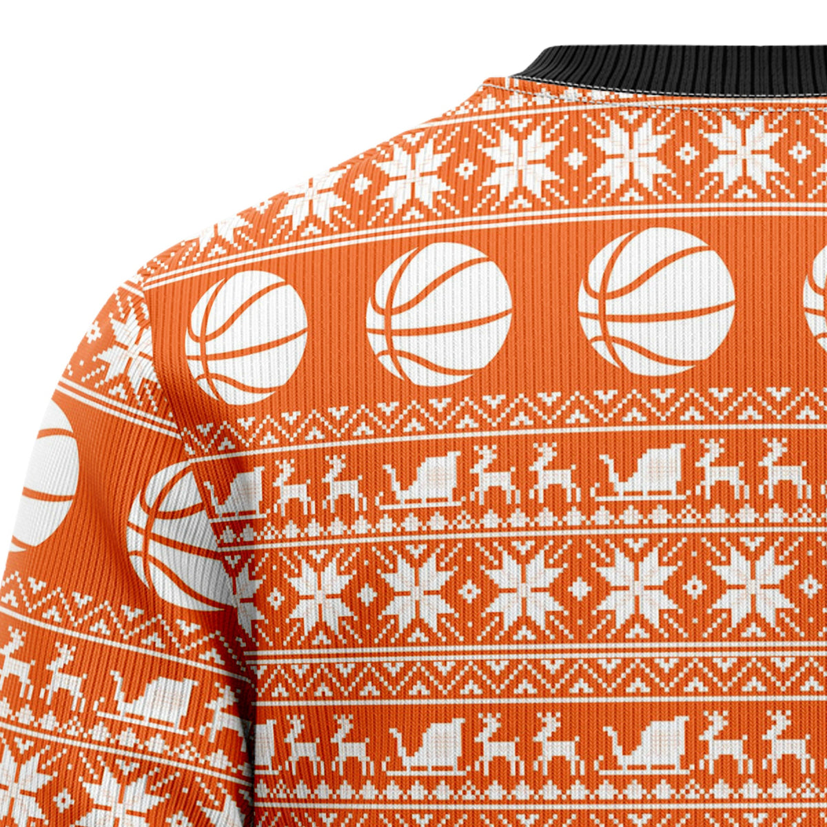 Basketball Ugly Christmas Sweater for Men and Women, Funny Holiday Party Outfit, Festive Christmas Gift