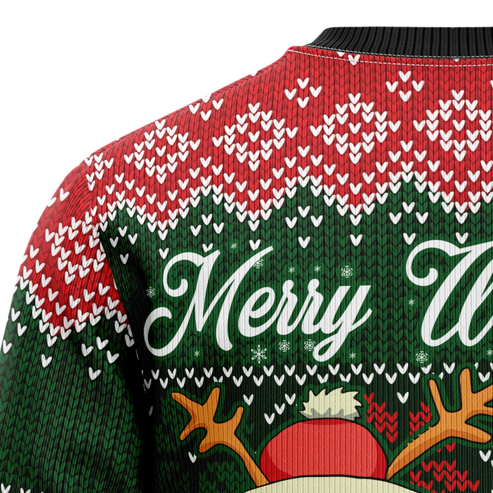 Bernese Mountain Dog Woofmas Ugly Christmas Sweater, Unisex Christmas Party Sweater, Gift for Bernese Dog Lovers