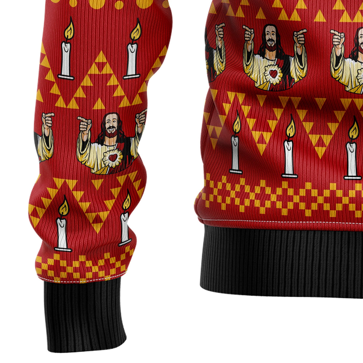 Jesus Birthday Christmas Sweater - Funny Ugly Christmas Sweater for Men and Women, Unisex Holiday Party Outfit