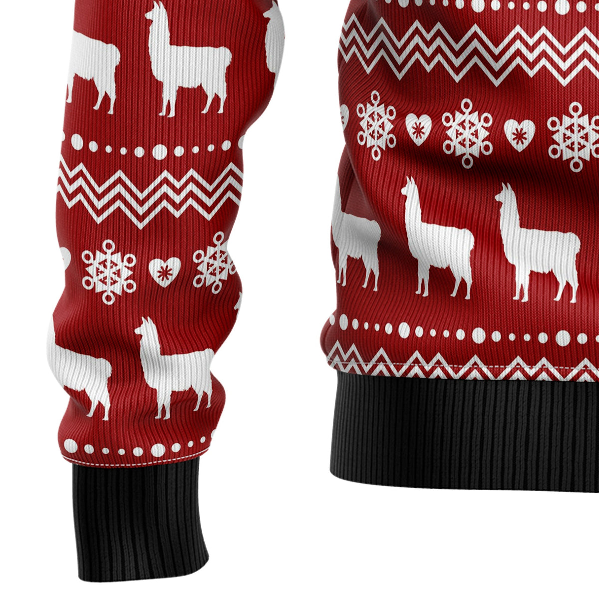 La La Llama Ugly Christmas Sweater, Cute Llama Holiday Pullover for Animal Lovers, Festive Winter Party Outfit