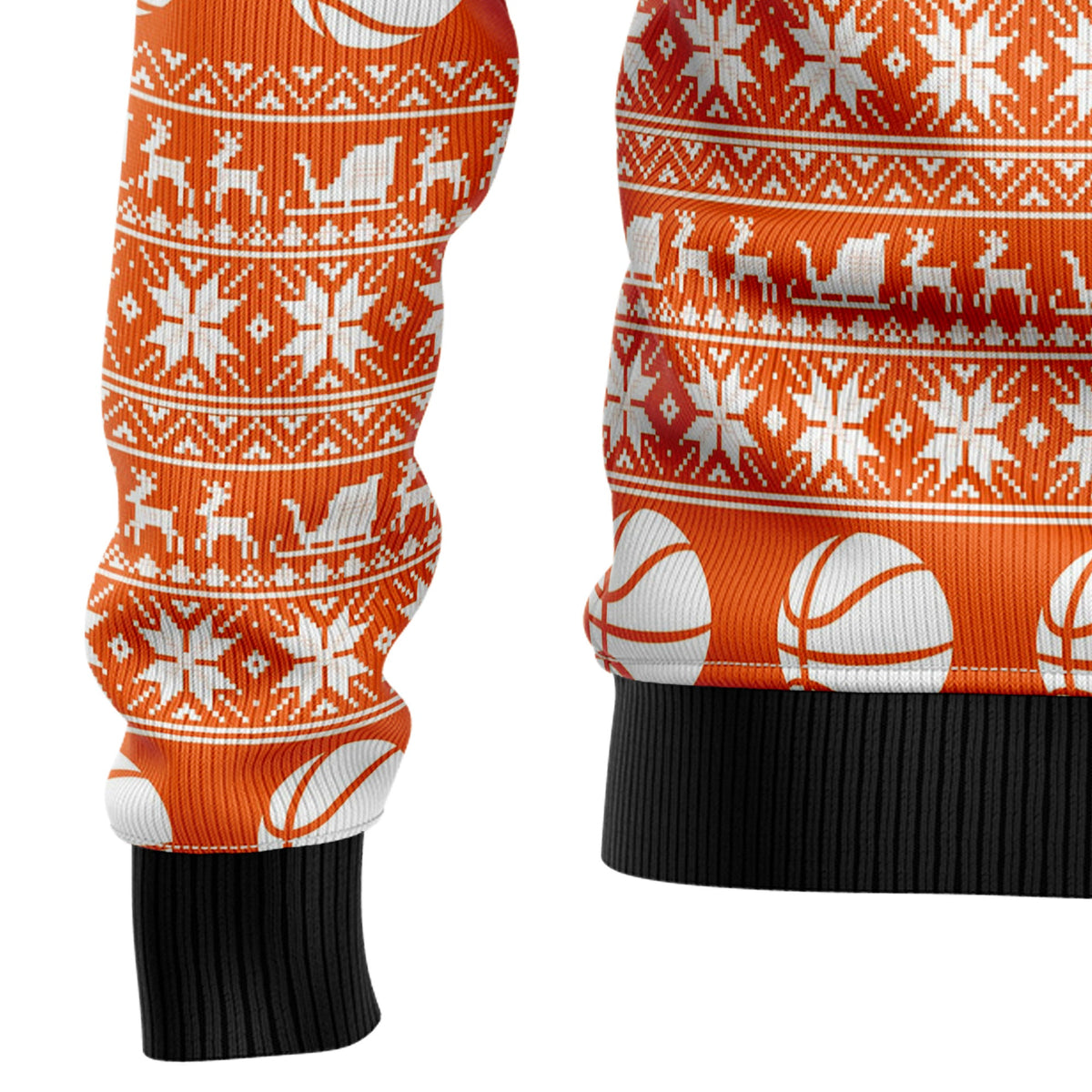 Basketball Ugly Christmas Sweater for Men and Women, Funny Holiday Party Outfit, Festive Christmas Gift