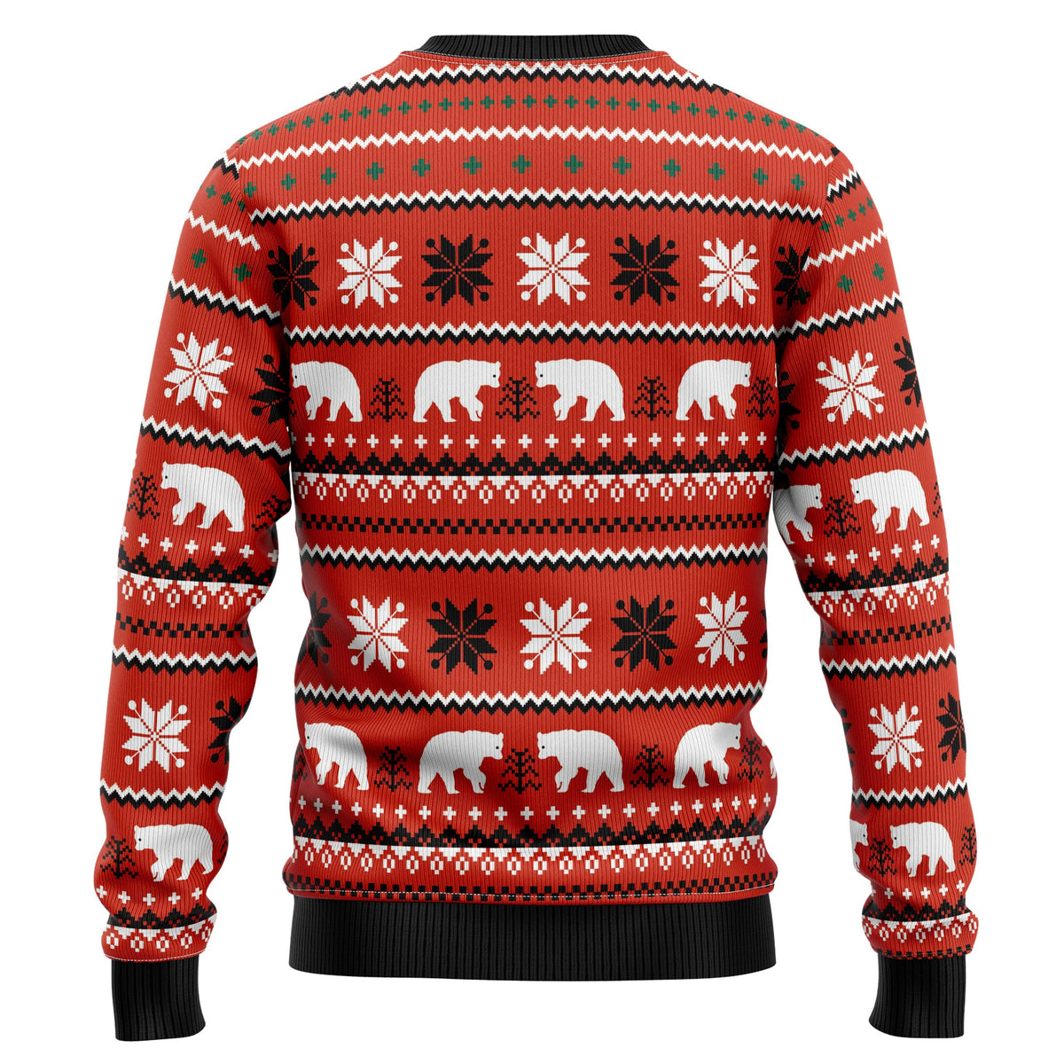 Let's Glow Polar Bear Ugly Christmas Sweater, Unisex Holiday Party Outfit, Gift for Polar Bear and Arctic Fans