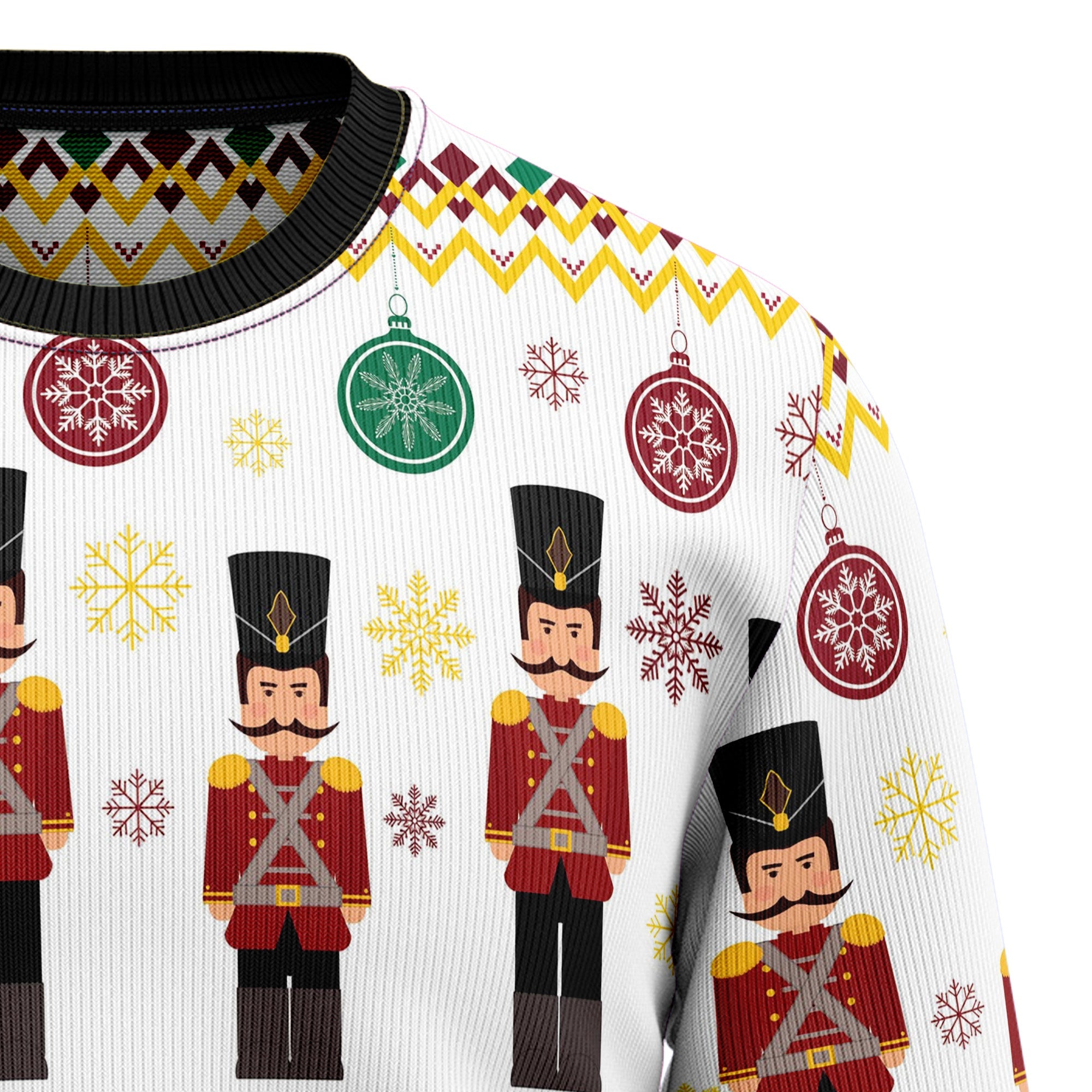 Nutcracker Group Ugly Christmas Sweater, Classic Nutcracker Holiday Pullover, Christmas Outfit for Men and Women