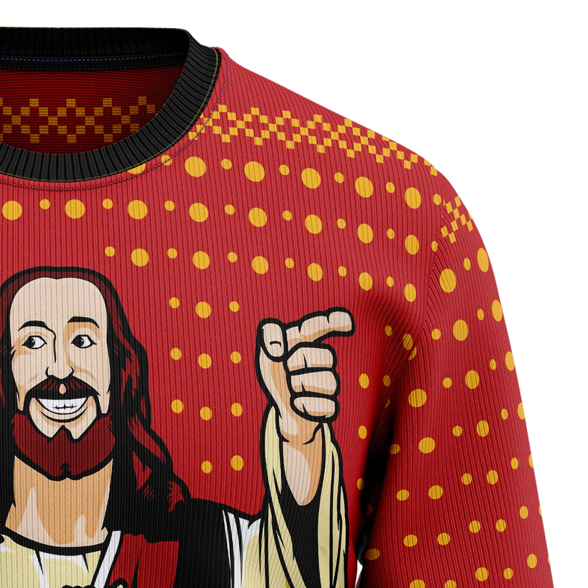 Jesus Birthday Christmas Sweater - Funny Ugly Christmas Sweater for Men and Women, Unisex Holiday Party Outfit