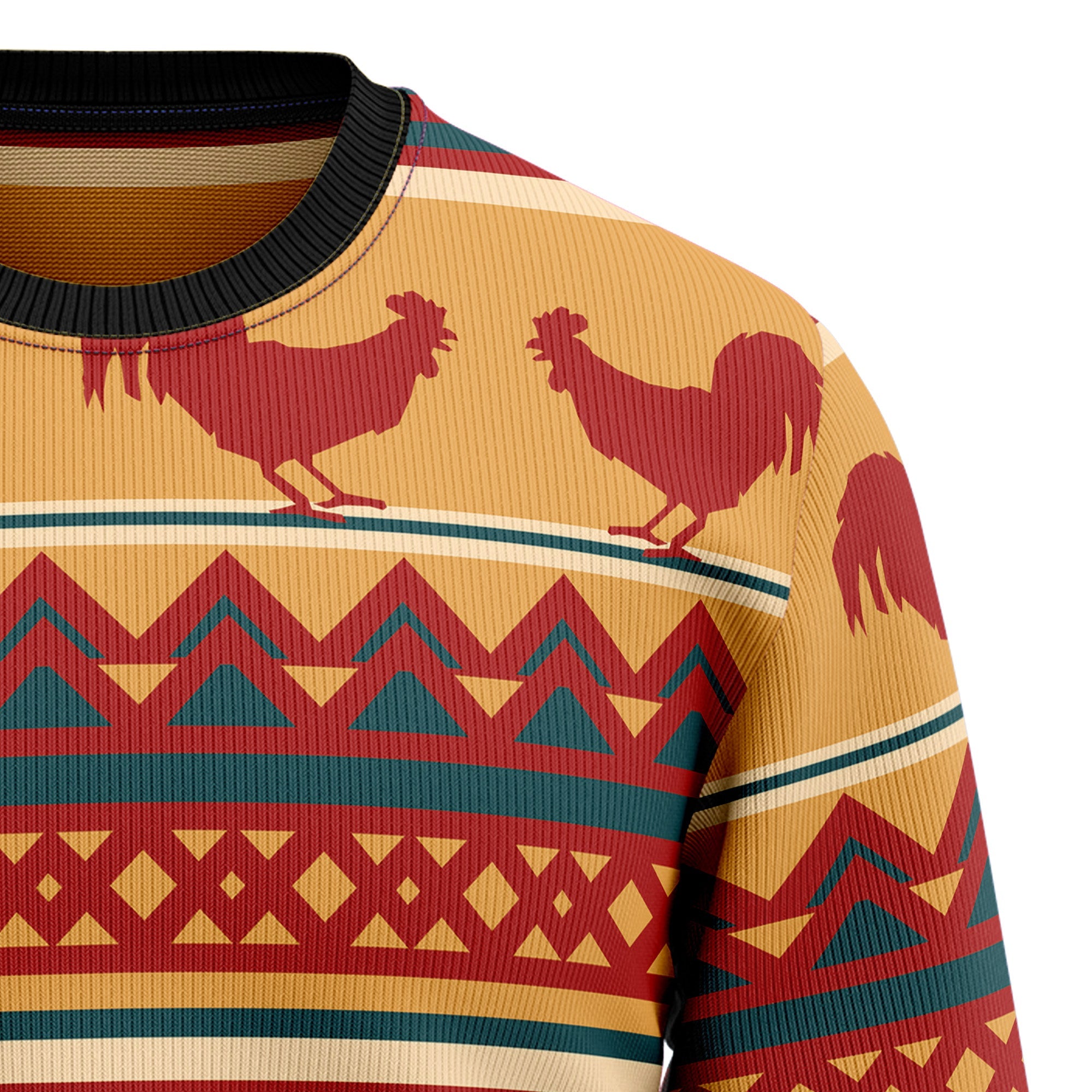 Amazing Chicken Ugly Christmas Sweater, Festive Holiday Party Outfit for Men and Women, Gift for Chicken Lovers