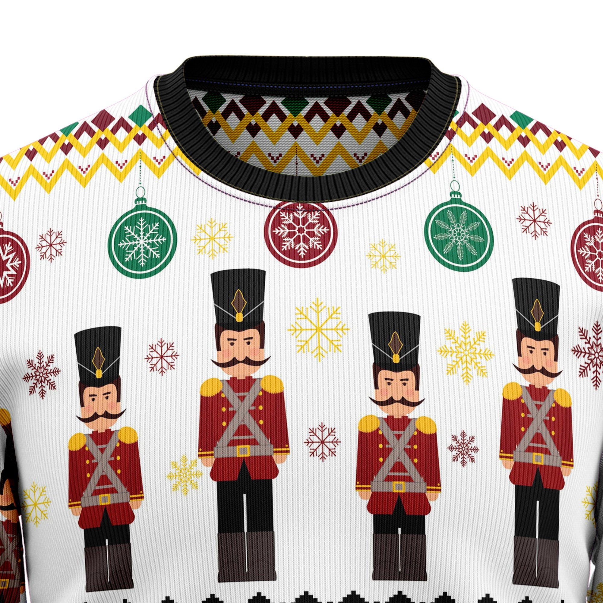 Nutcracker Group Ugly Christmas Sweater, Classic Nutcracker Holiday Pullover, Christmas Outfit for Men and Women
