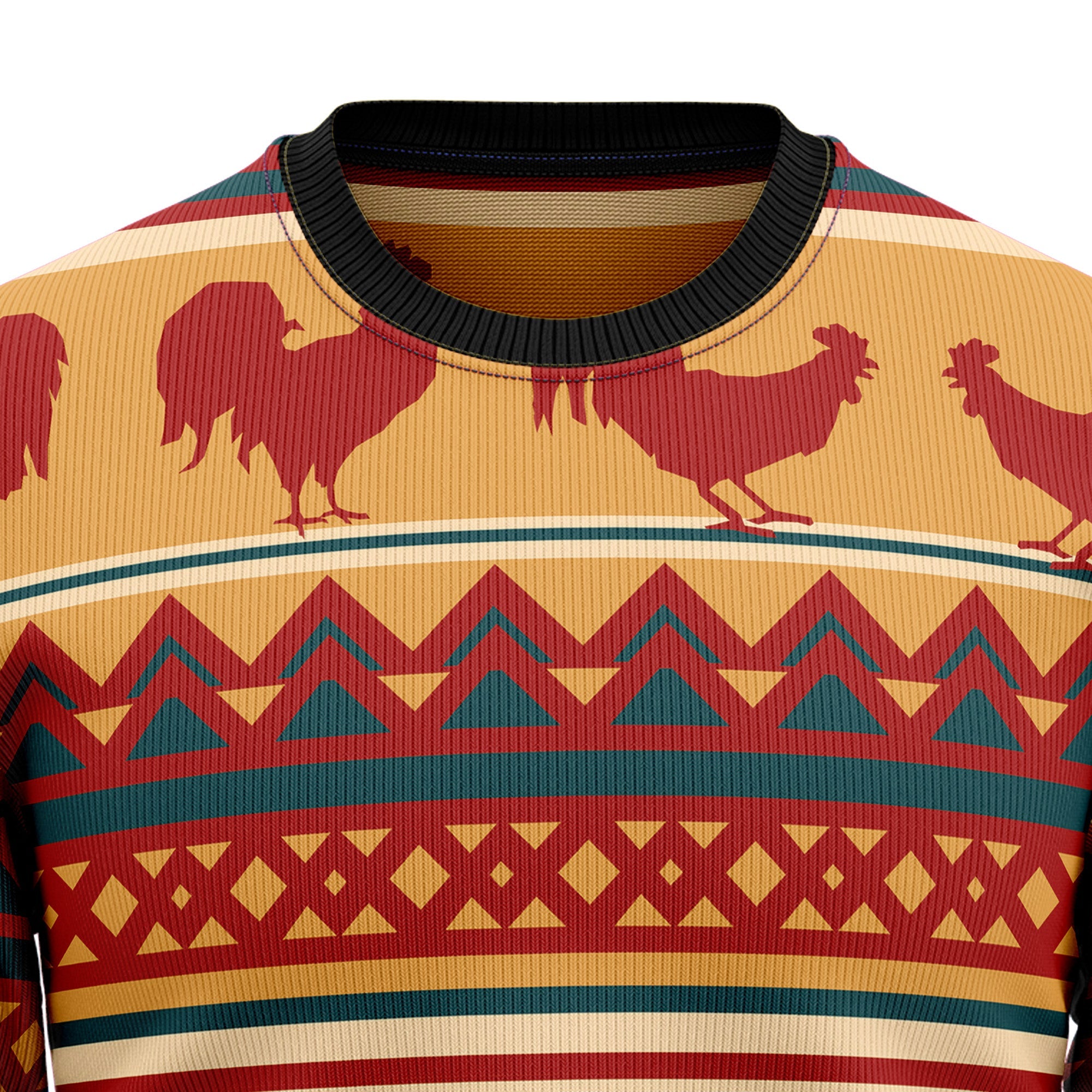 Amazing Chicken Ugly Christmas Sweater, Festive Holiday Party Outfit for Men and Women, Gift for Chicken Lovers