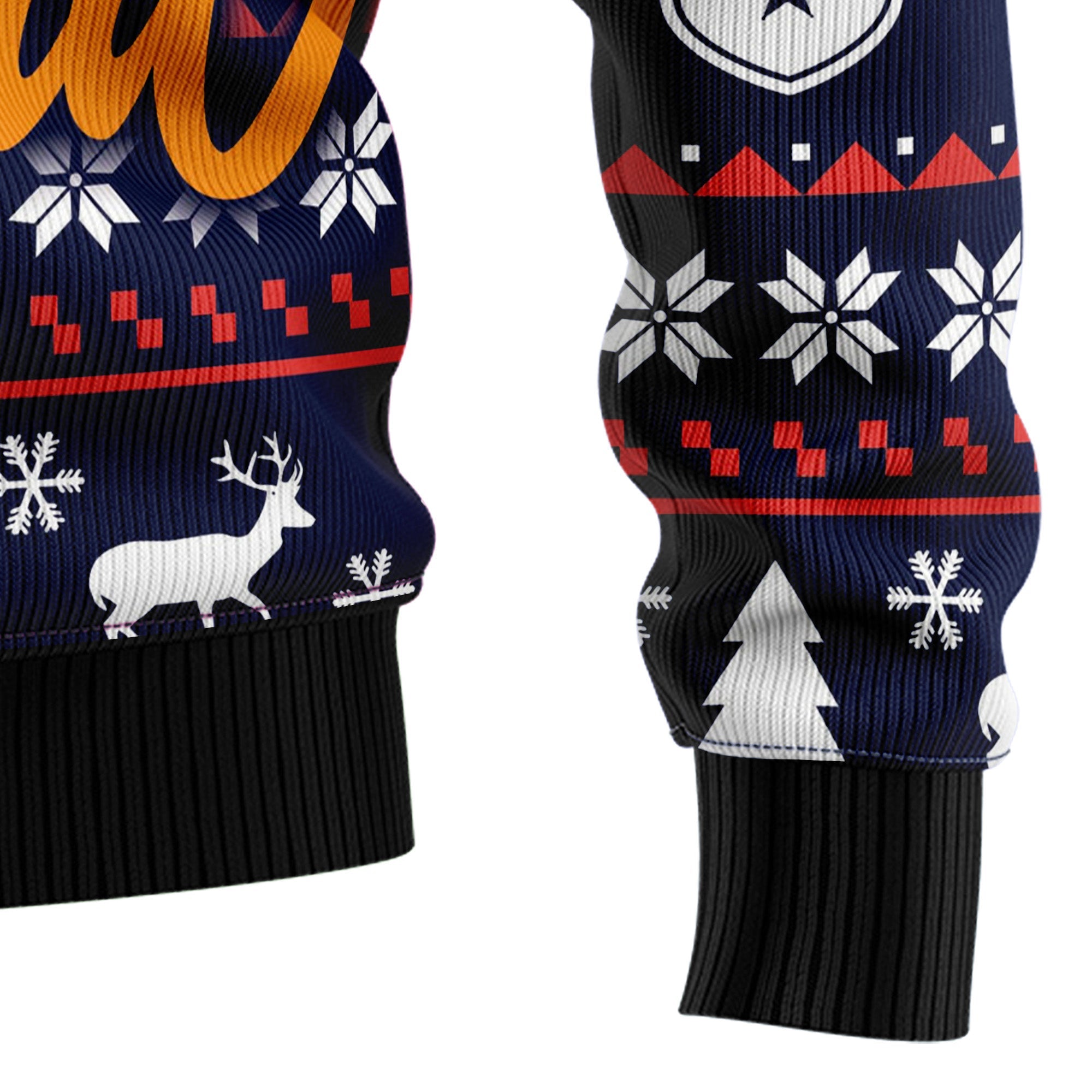 Police Navidad Ugly Christmas Sweater for Men and Women, Funny Holiday Party Outfit, Festive Christmas Gift