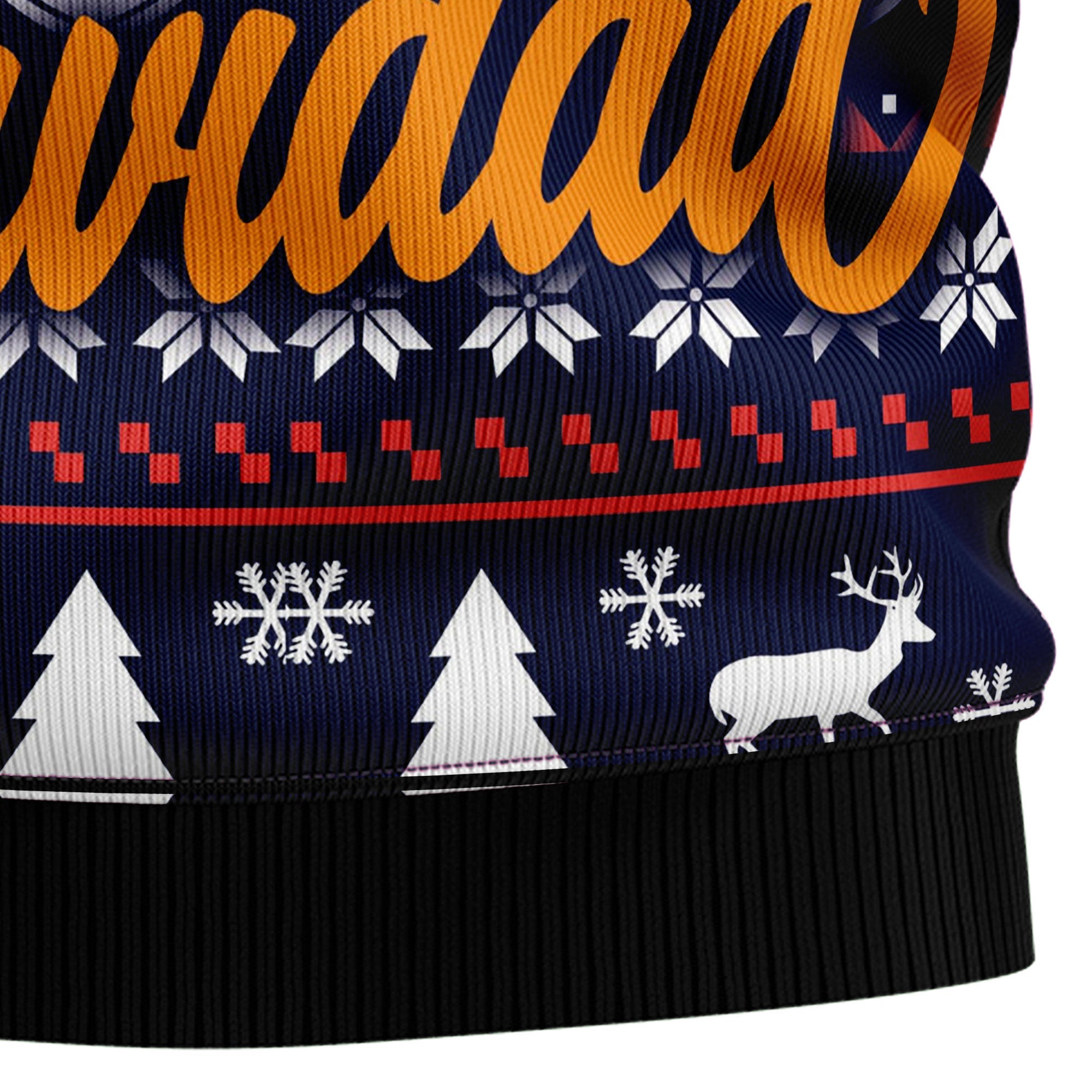 Police Navidad Ugly Christmas Sweater for Men and Women, Funny Holiday Party Outfit, Festive Christmas Gift