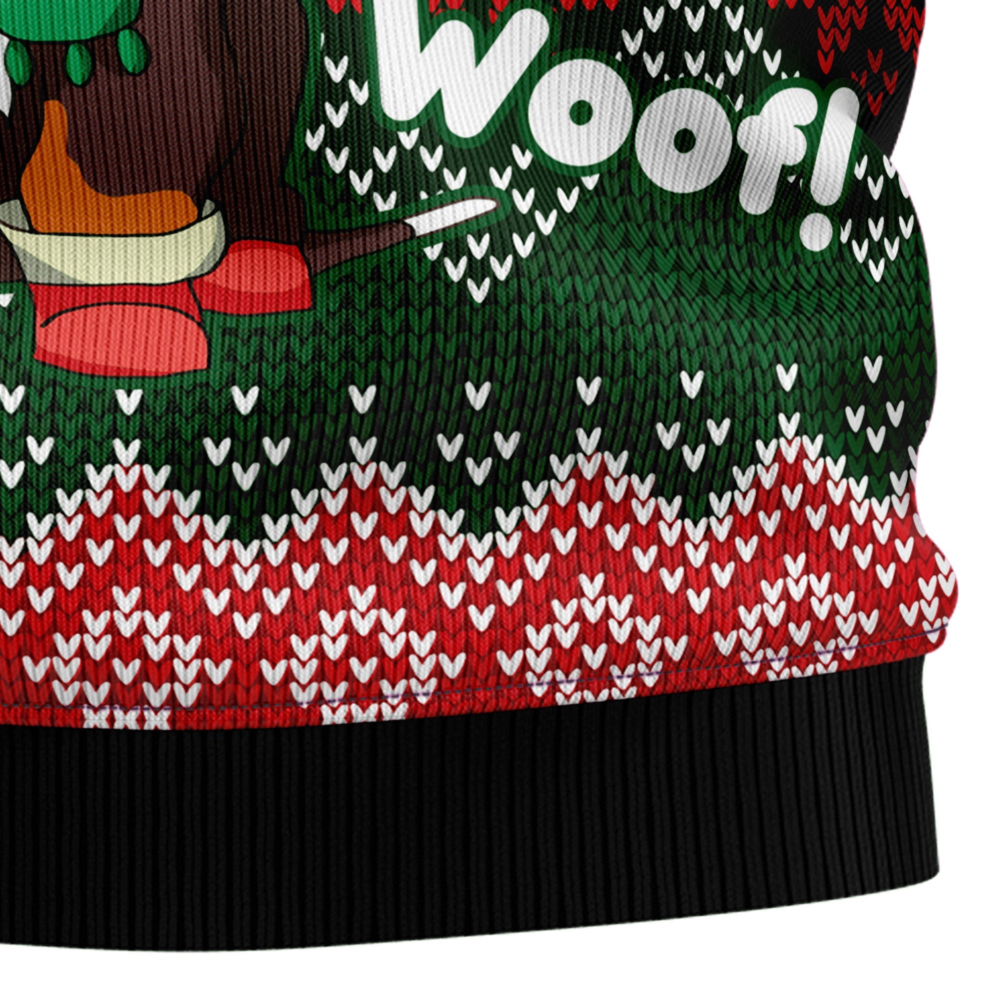 Bernese Mountain Dog Woofmas Ugly Christmas Sweater, Unisex Christmas Party Sweater, Gift for Bernese Dog Lovers