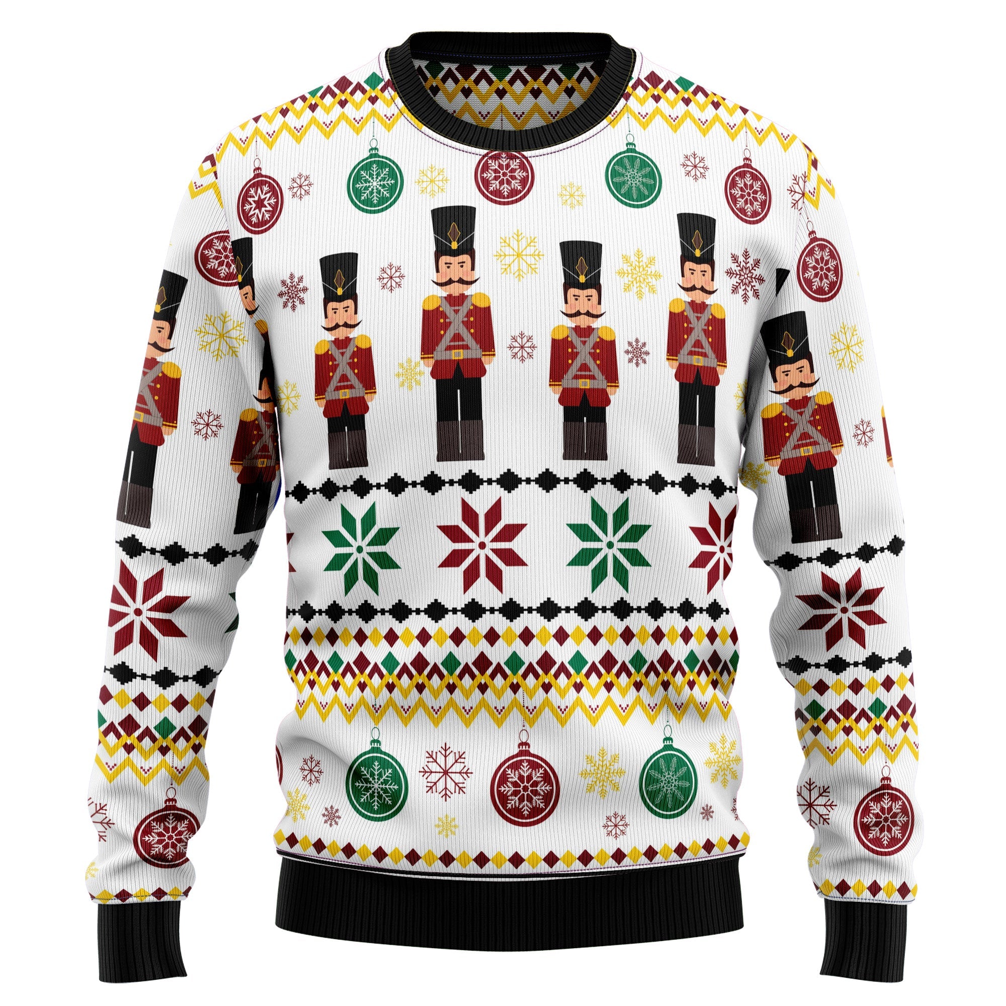 Nutcracker Group Ugly Christmas Sweater, Classic Nutcracker Holiday Pullover, Christmas Outfit for Men and Women
