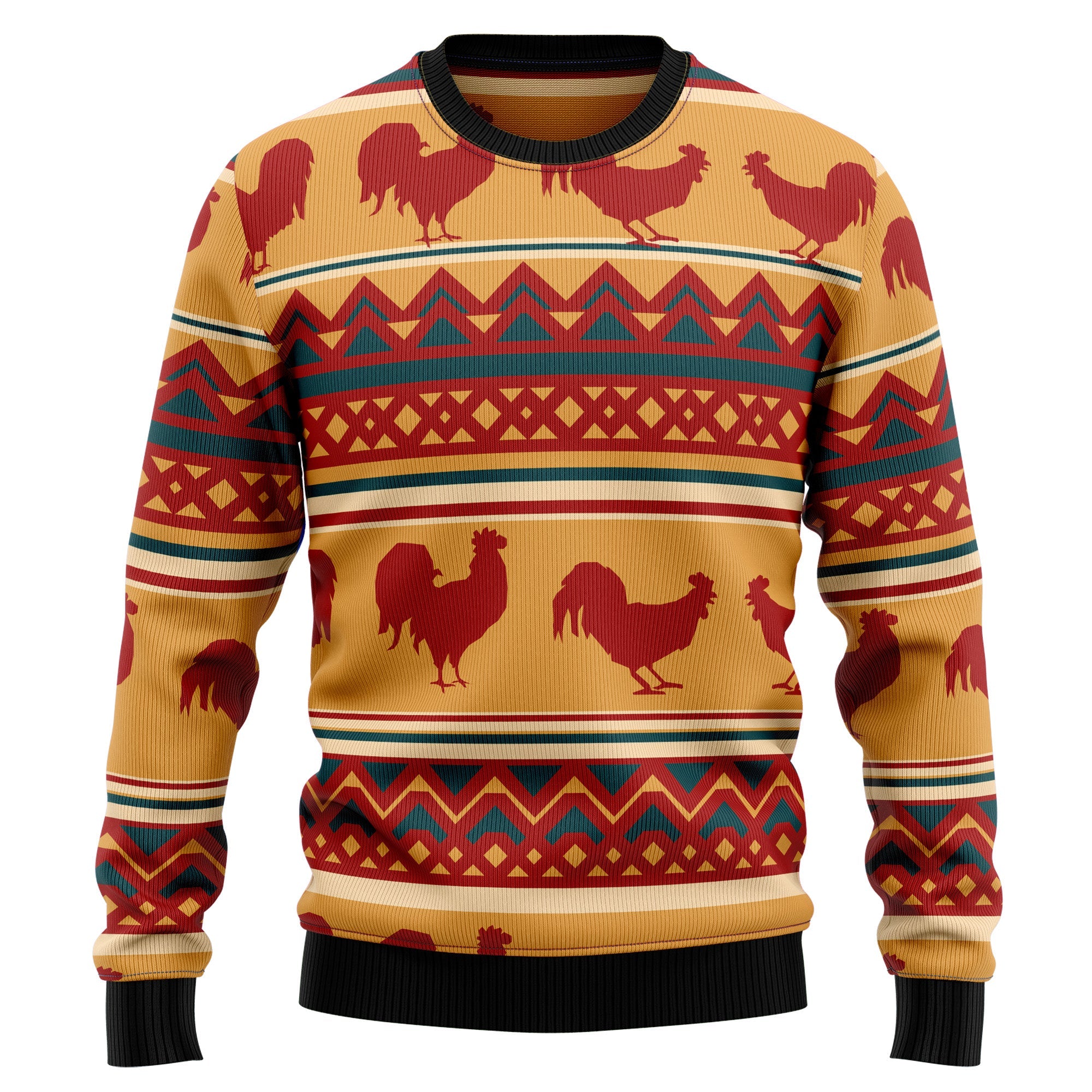 Amazing Chicken Ugly Christmas Sweater, Festive Holiday Party Outfit for Men and Women, Gift for Chicken Lovers