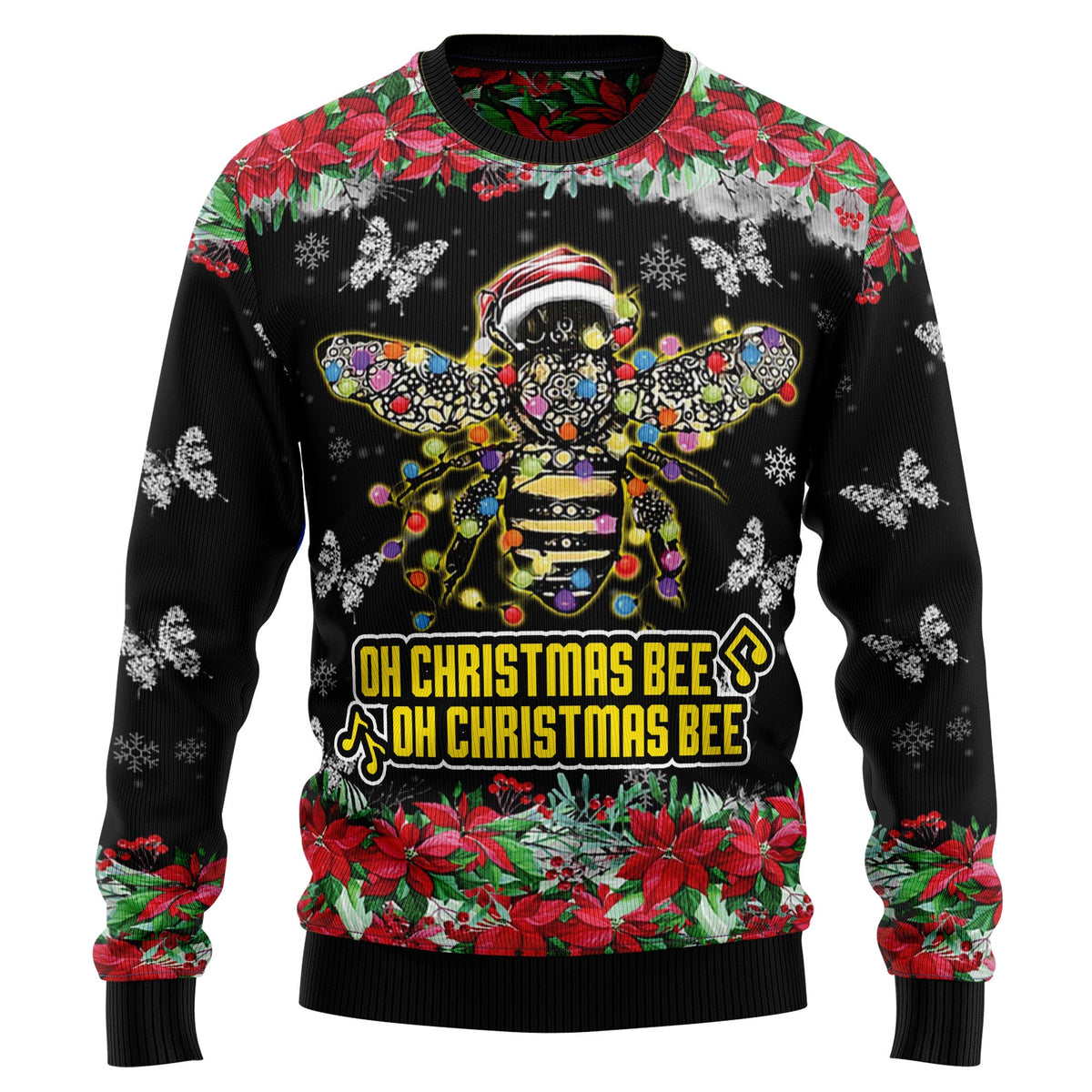 Oh Christmas Bee Oh Christmas Bee Ugly Christmas Sweater, Holiday Party Outfit, Gift for Bee and Beekeeper Fans