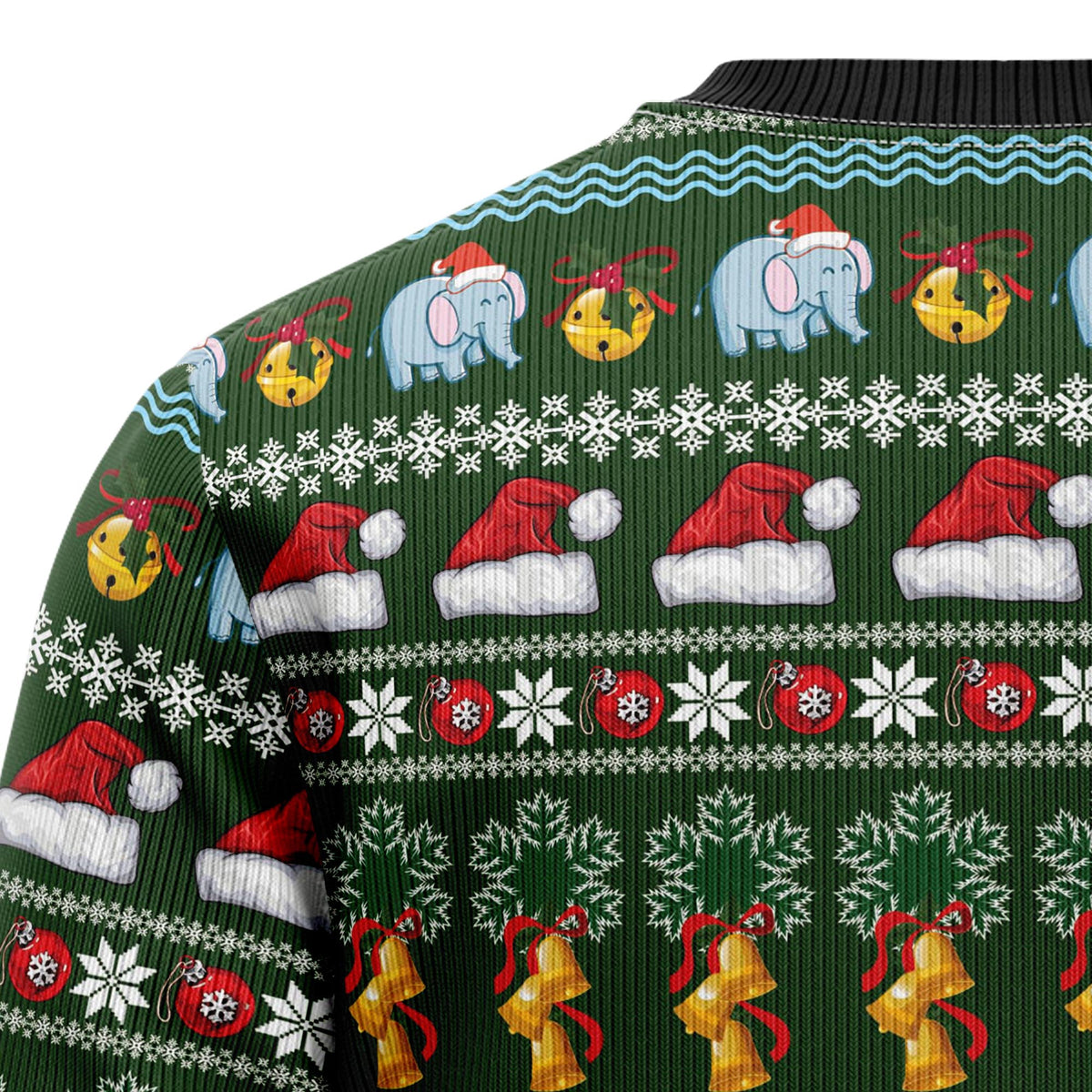 Elephant I Didn't Fart My Butt Blew You A Kiss Ugly Christmas Sweater, Funny Holiday Party Outfit for Men Women,