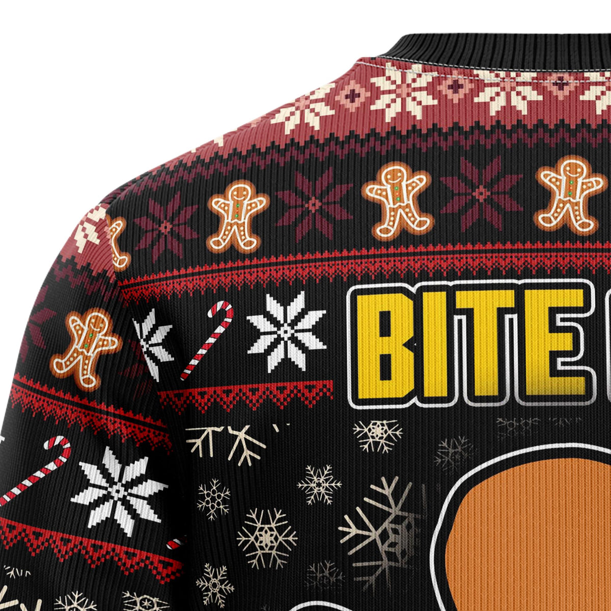 Oh Snap Gingerbread Christmas Sweater - Funny Ugly Christmas Sweater for Men and Women, Unisex Holiday Party Outfit