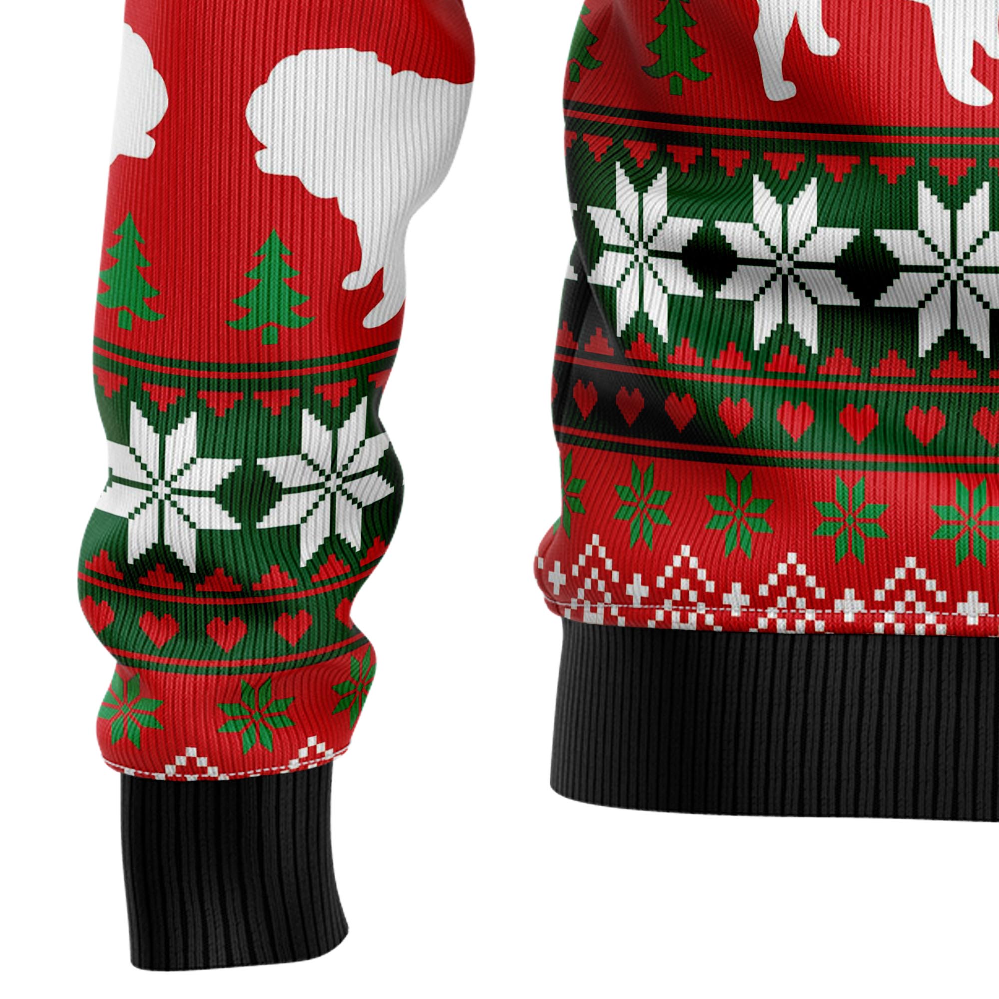 Bulldog Snacks Ugly Christmas Sweater for Men and Women, Festive Holiday Party Outfit and Gift for Bulldog Lovers