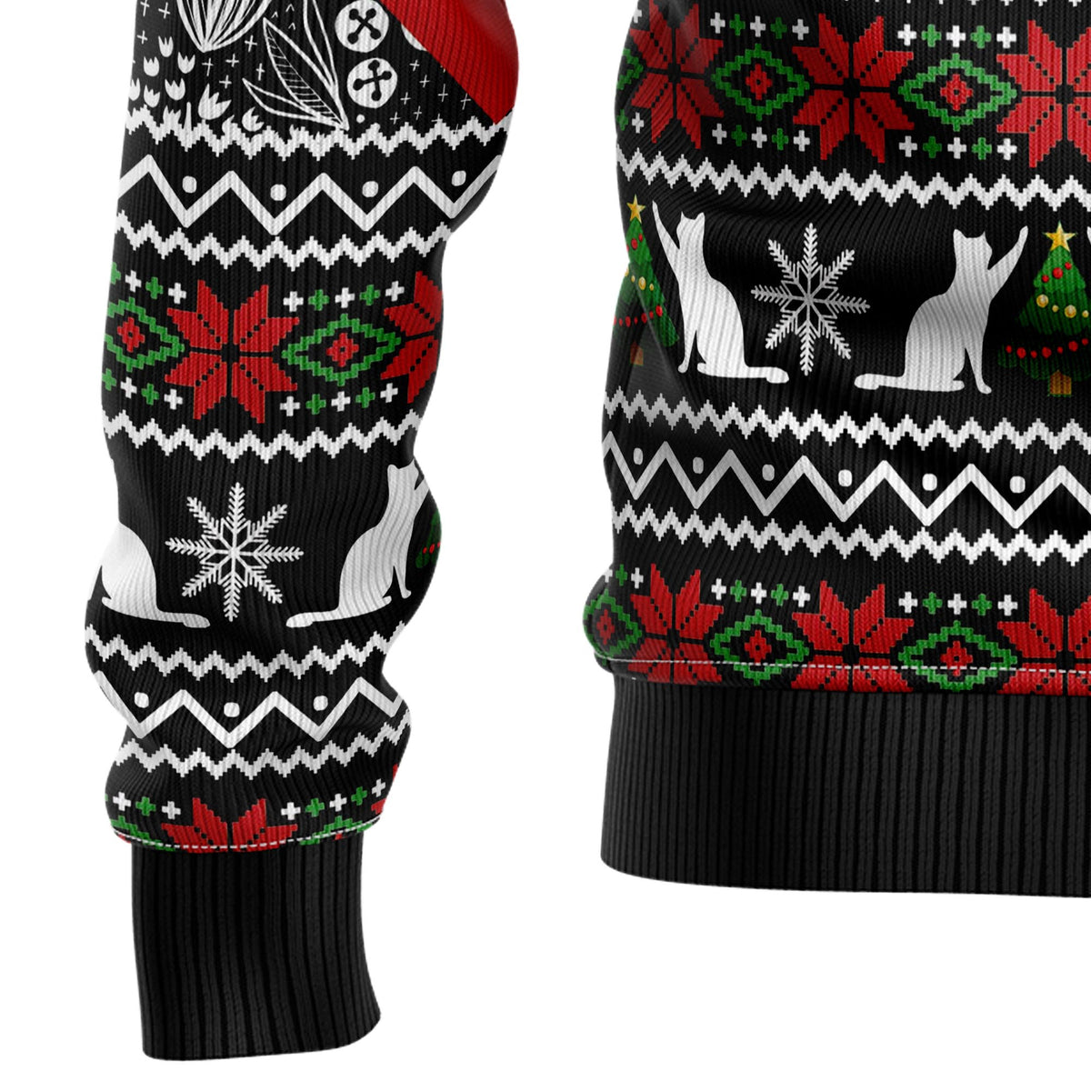 Singing Cats and Kittens Ugly Christmas Sweater, Unisex Christmas Party Sweater, Gift for Cat and Kitten Lovers
