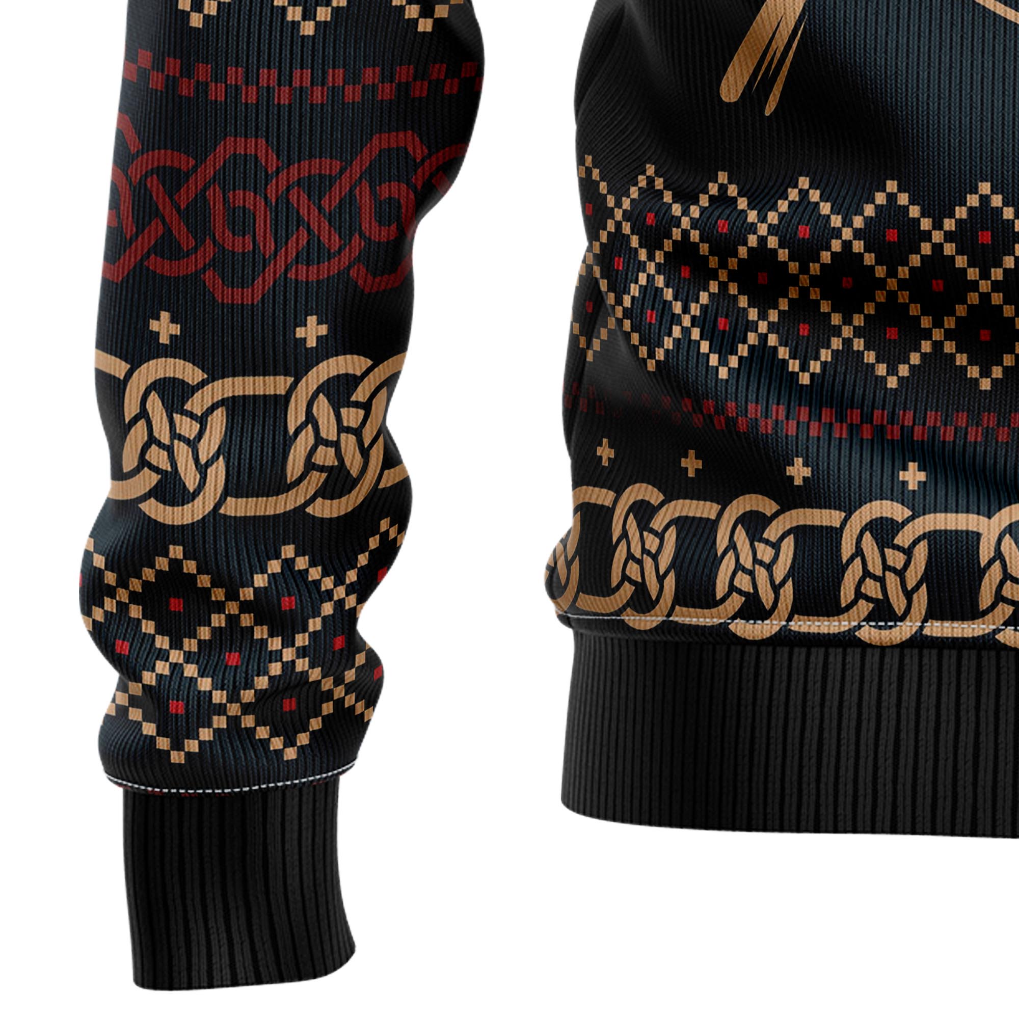 FaLaLaLa ValhallaLa Viking Ugly Christmas Sweater for Men and Women, Funny Xmas Party Outfit, Gift for Viking Fans
