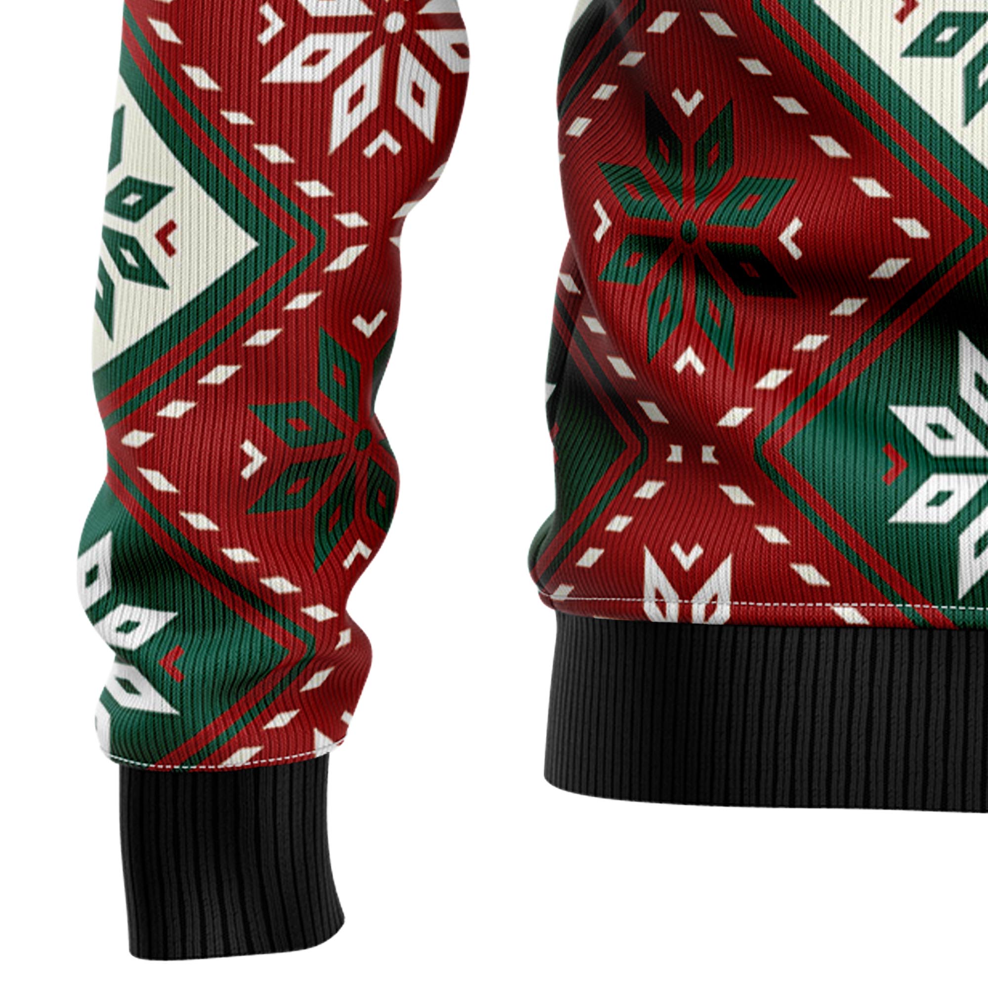 Sign Language Merry Christmas Ugly Christmas Sweater, Funny Holiday Party Outfit for Sign Language Users And Friends