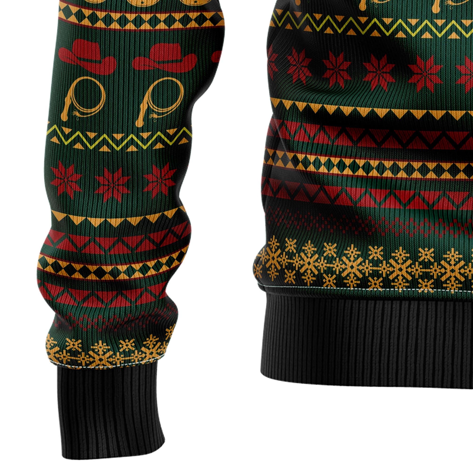 Amazing Cowboy Ugly Christmas Sweater for Men and Women, Funny Holiday Party Outfit, Festive Christmas Gift