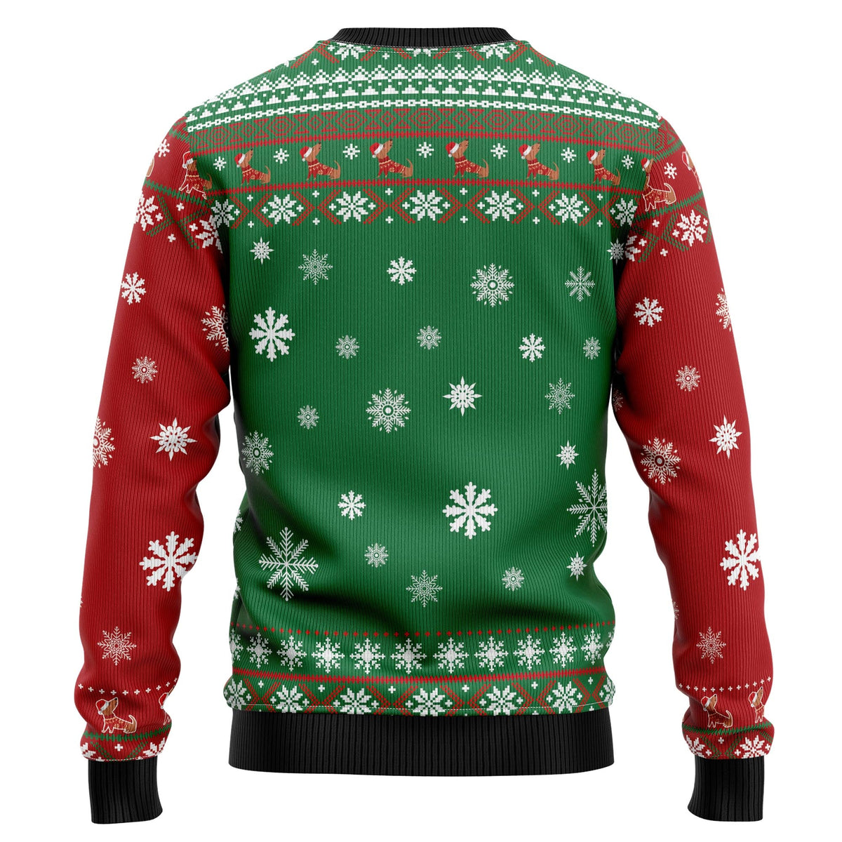 Dachshund Snow Day Ugly Christmas Sweater, Cute Wiener Dog Pullover for Dachshund Owners, Fun Xmas Party Clothing
