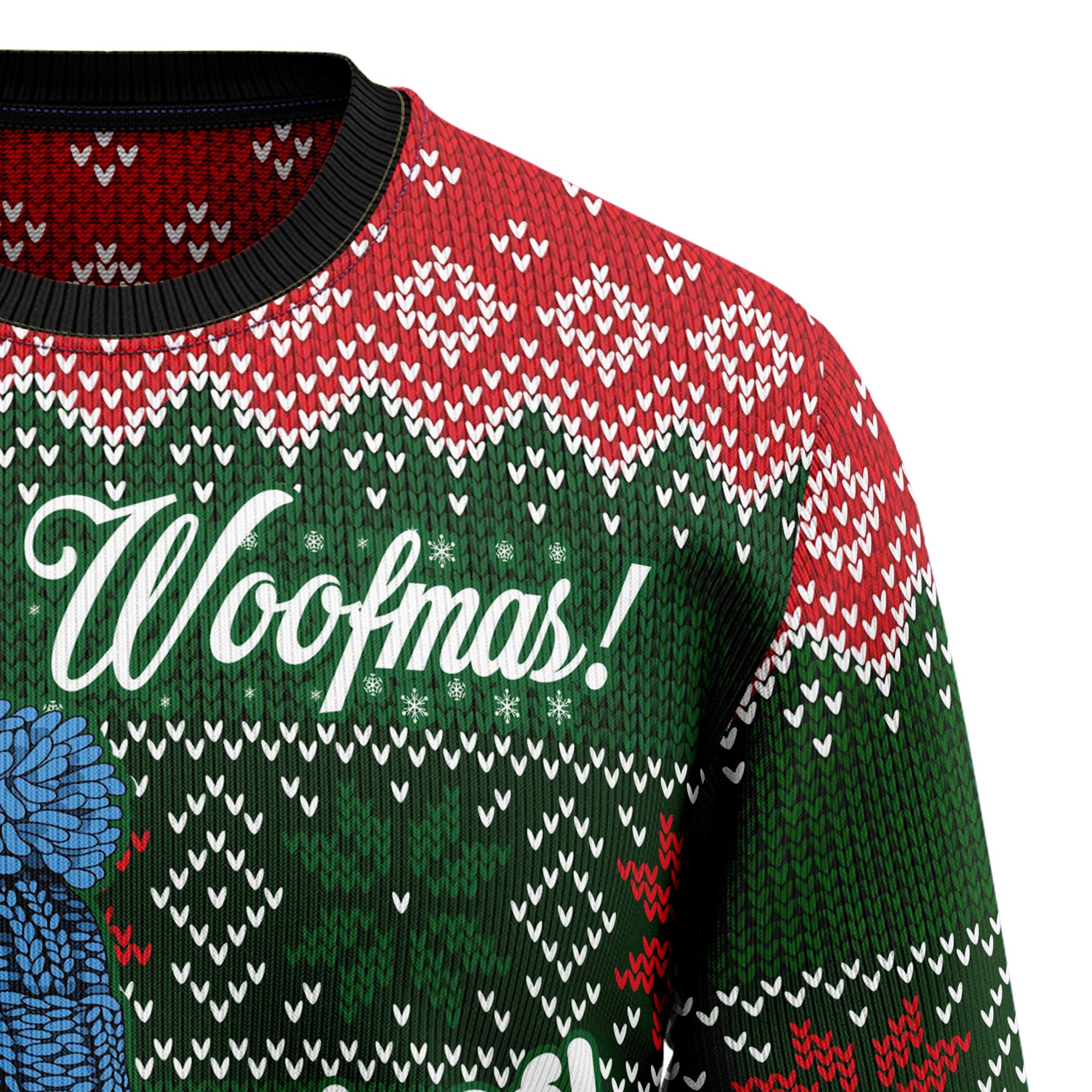 Great Dane Woofmas Ugly Christmas Sweater for Men and Women, Funny Holiday Party Gift for Great Dane Dog Lovers