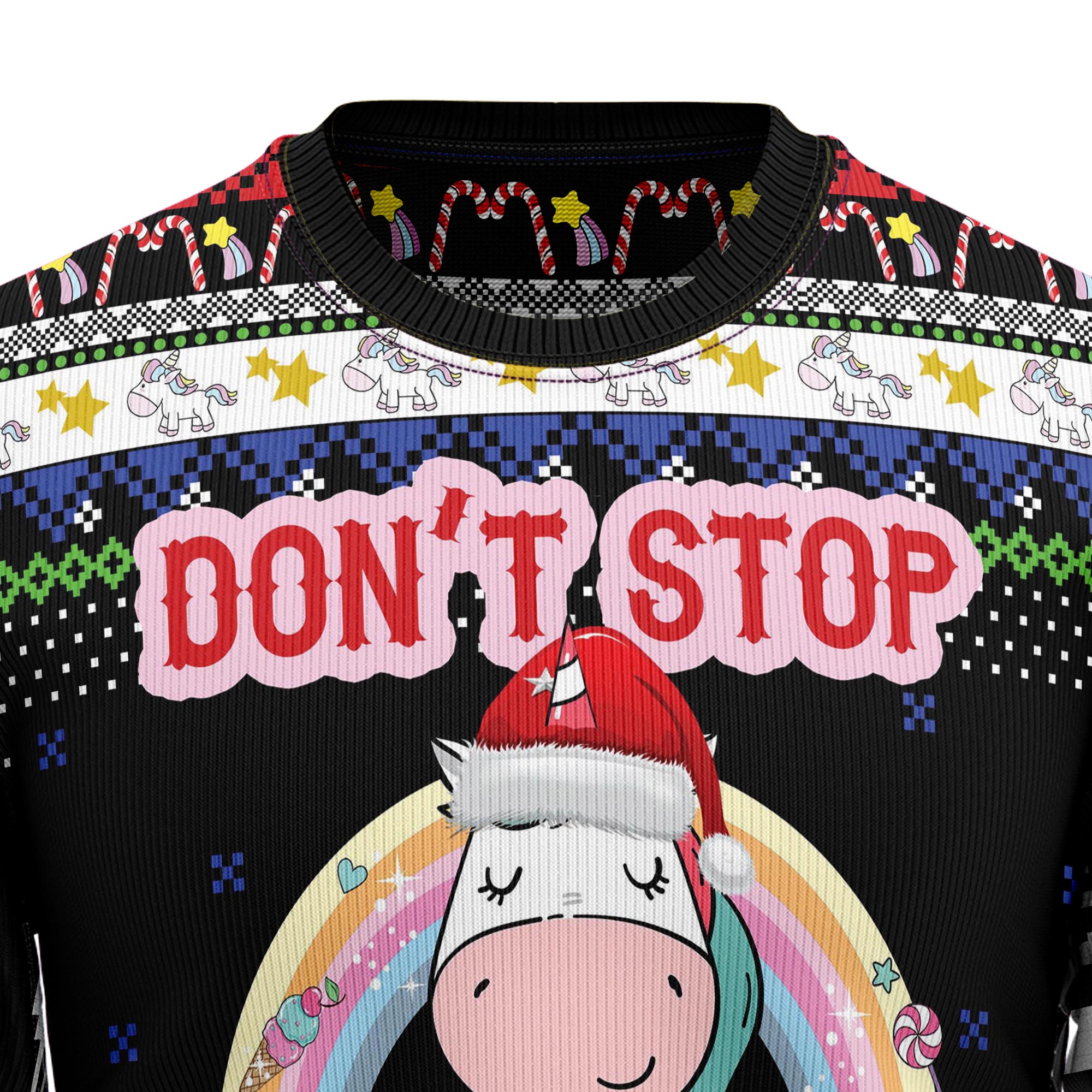 Unicorn Believing Christmas Ugly Christmas Sweater, Unisex Holiday Party Outfit, Xmas Gift for Unicorn Lovers