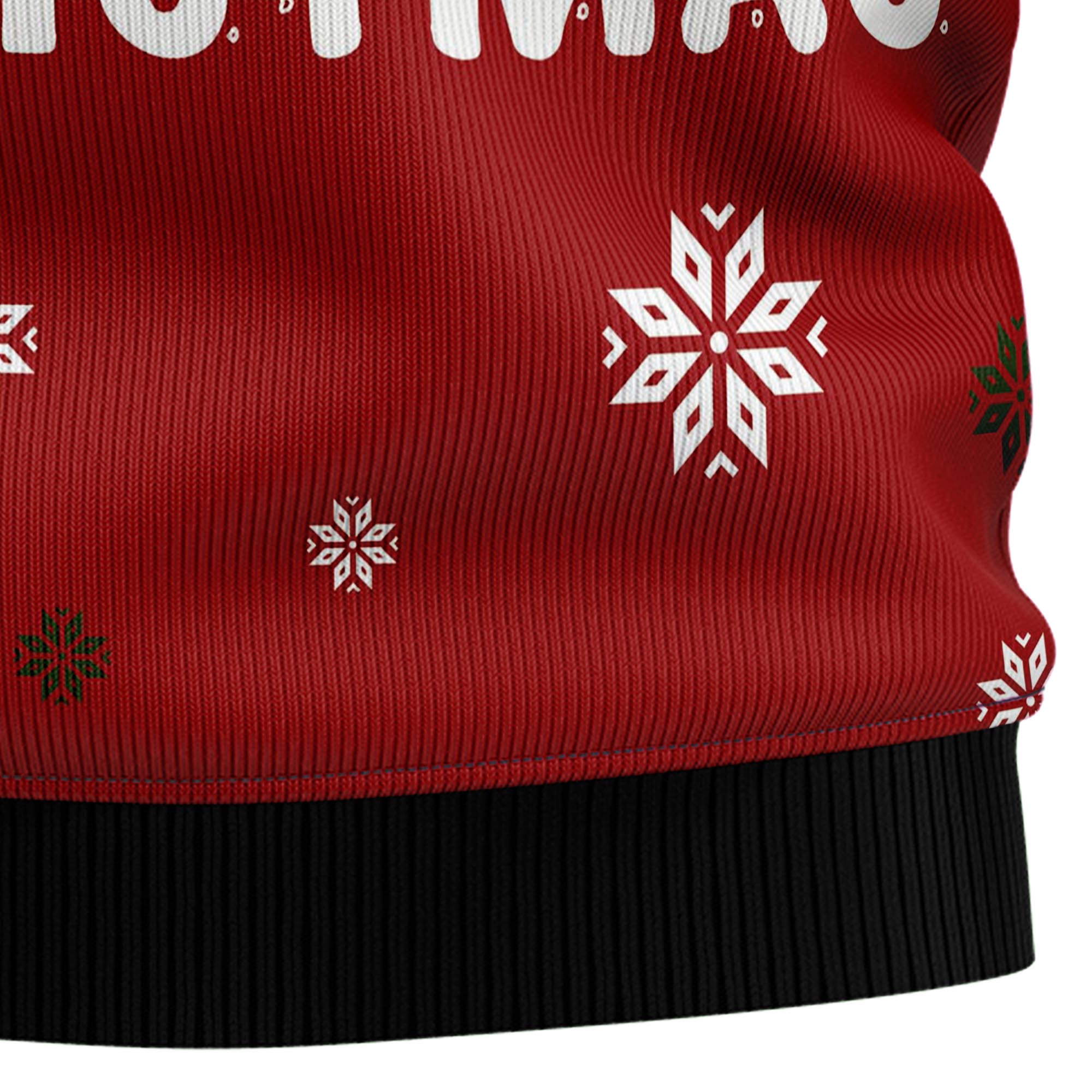 Sign Language Merry Christmas Ugly Christmas Sweater, Funny Holiday Party Outfit for Sign Language Users And Friends